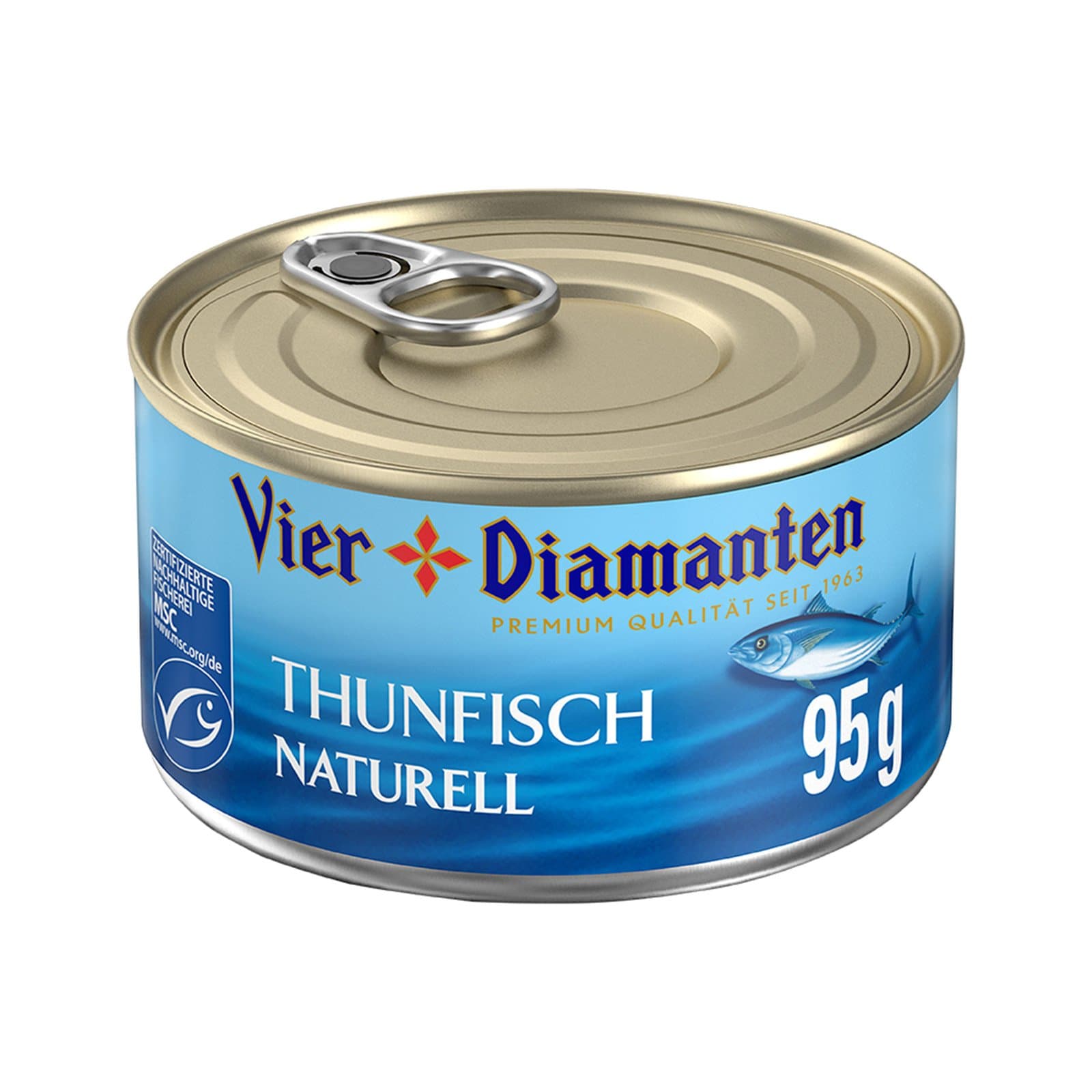 Vier Diamanten Thunfisch Natur