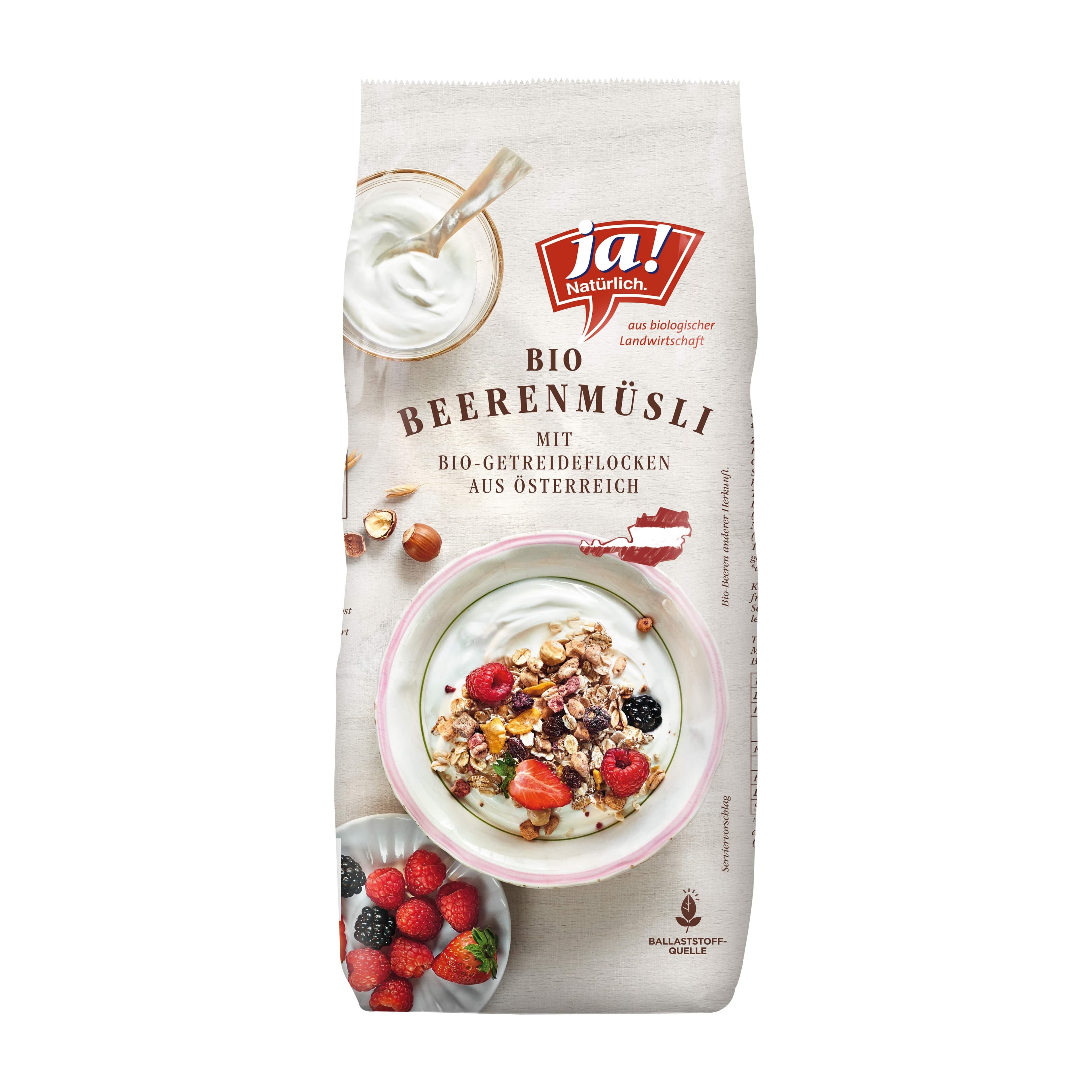 Ja! Natürlich Muesli Beeren Bio