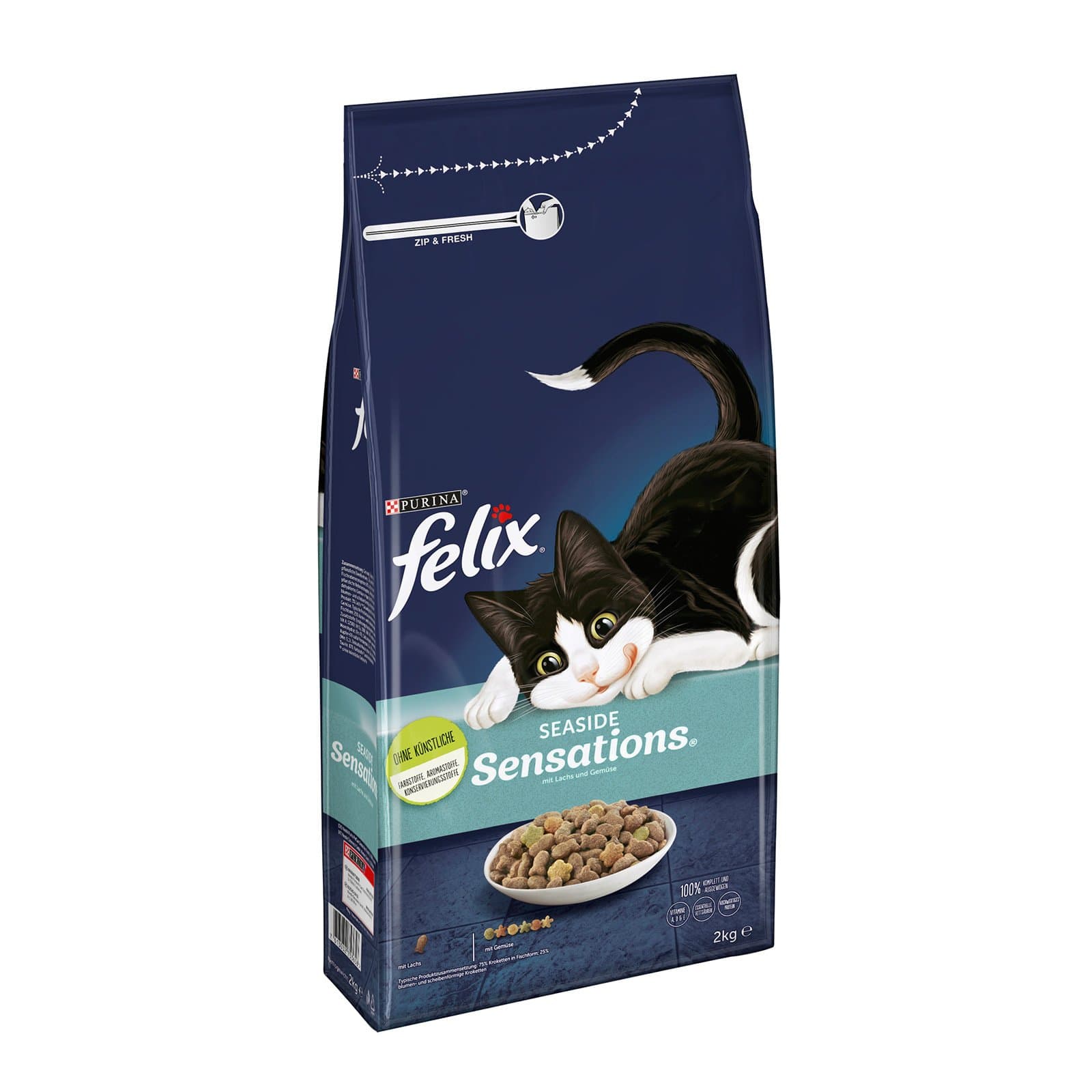 Felix Katzenfuttertrocken Lachs Gemuese