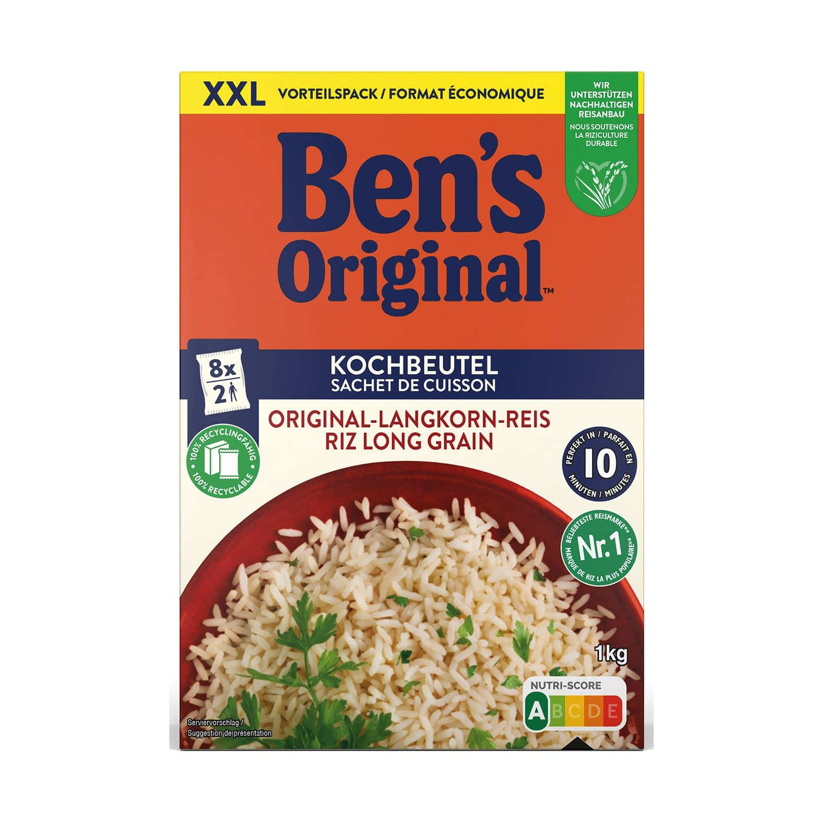 Ben's Original Langkornreis Kochbeutel