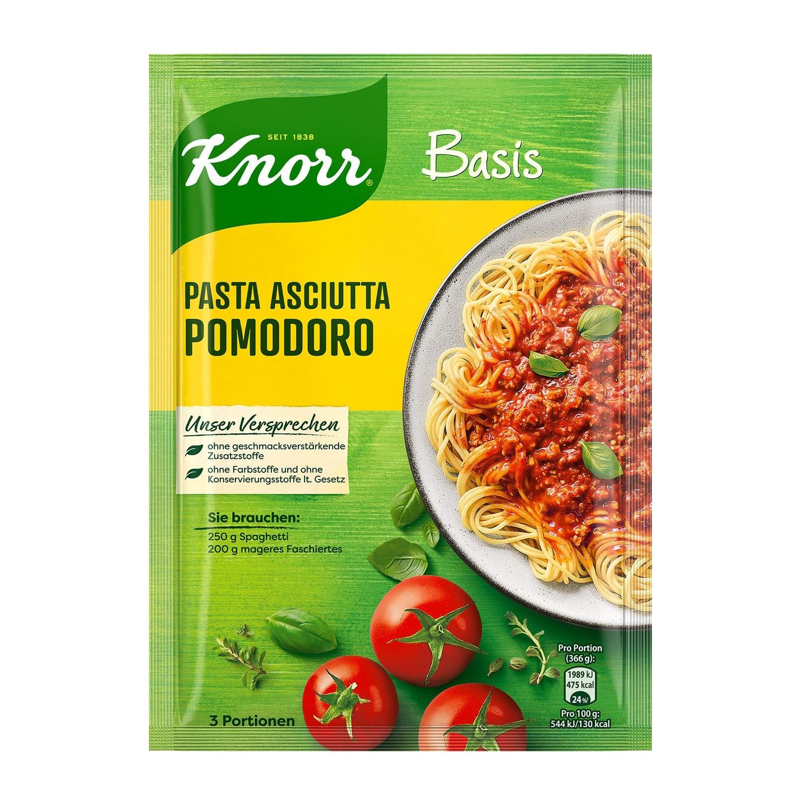 Knorr Fixprodukt Pasta Asciutta Pomodoro