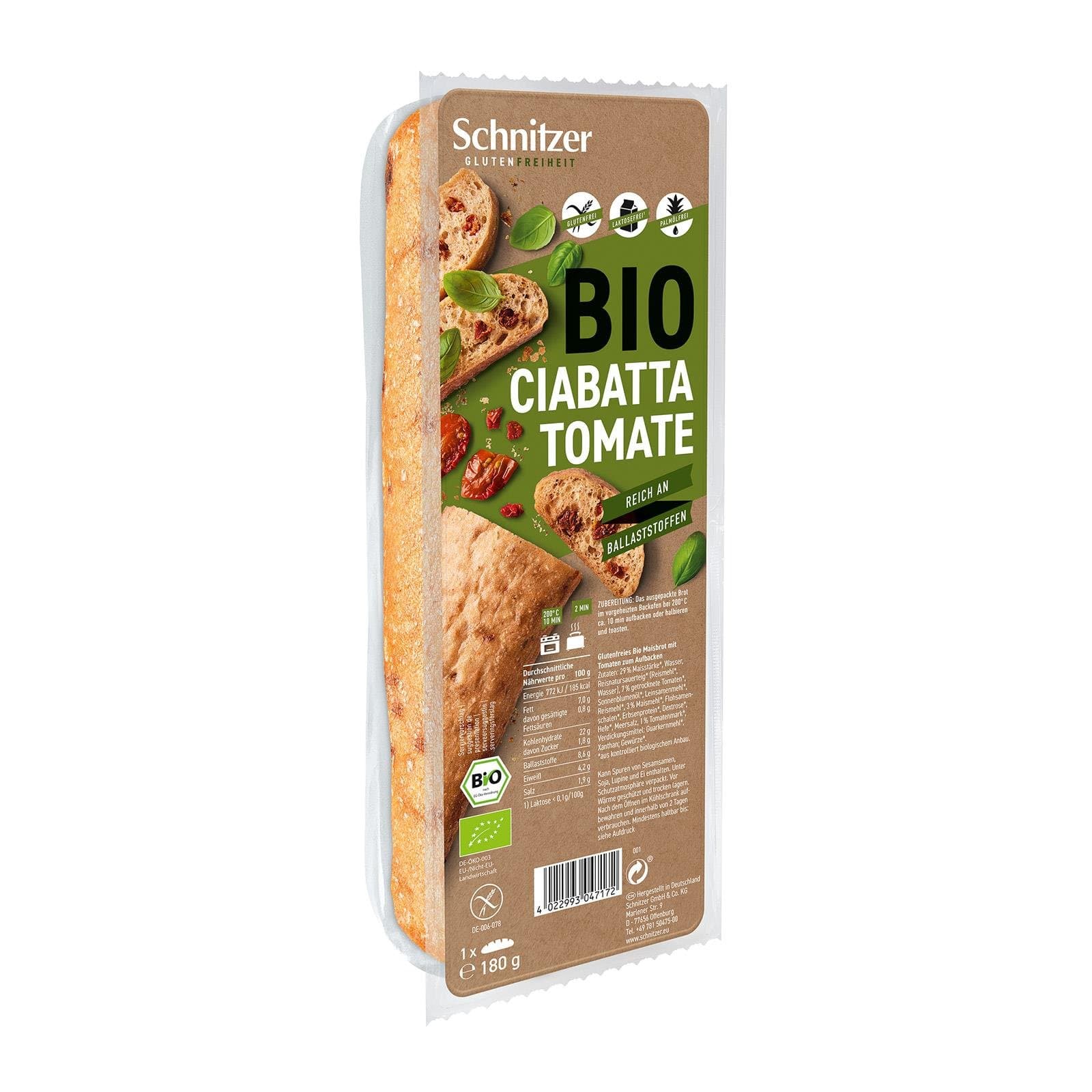 Schnitzer Ciabatta Tomate Bio