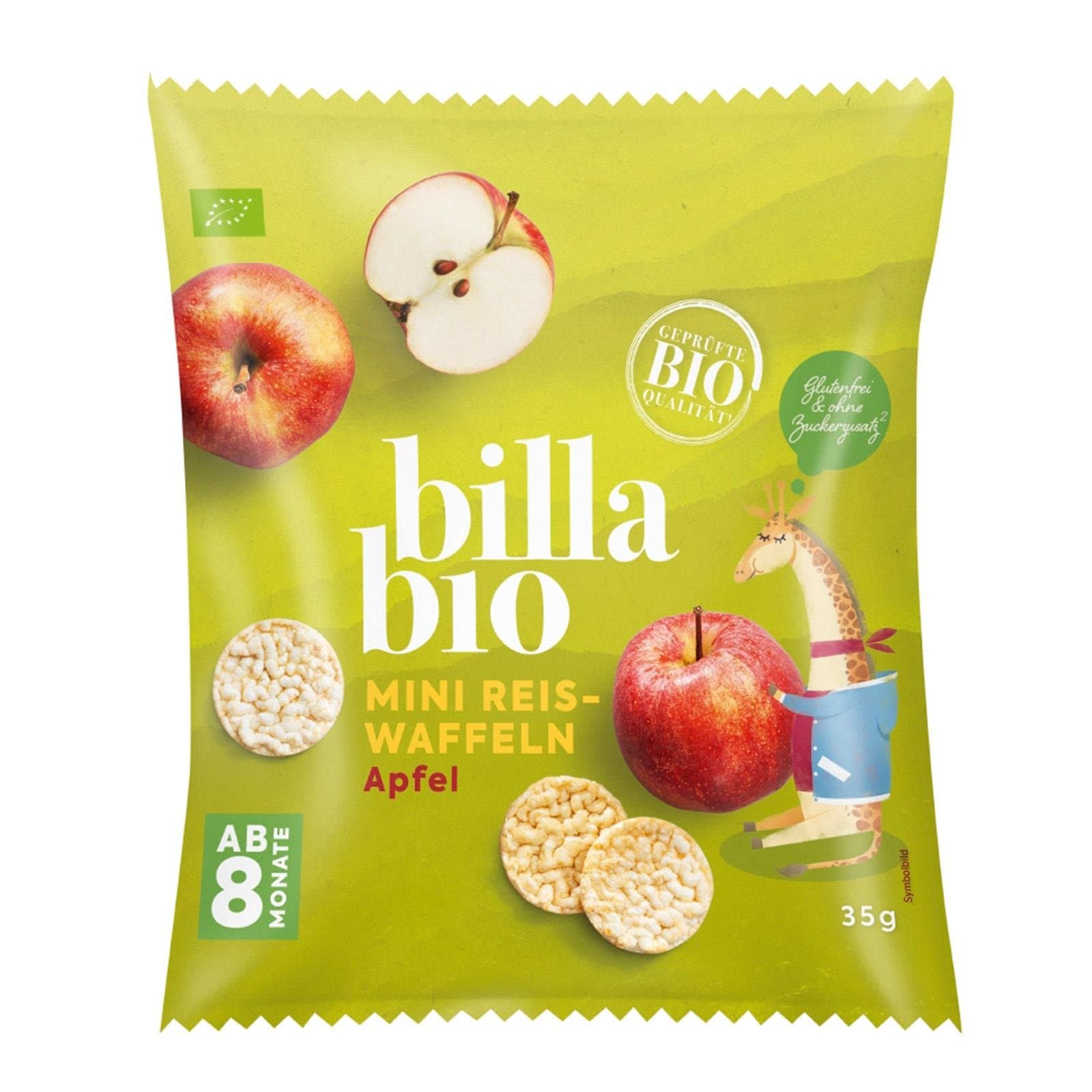 BILLA Reiswaffel Apfel Bio