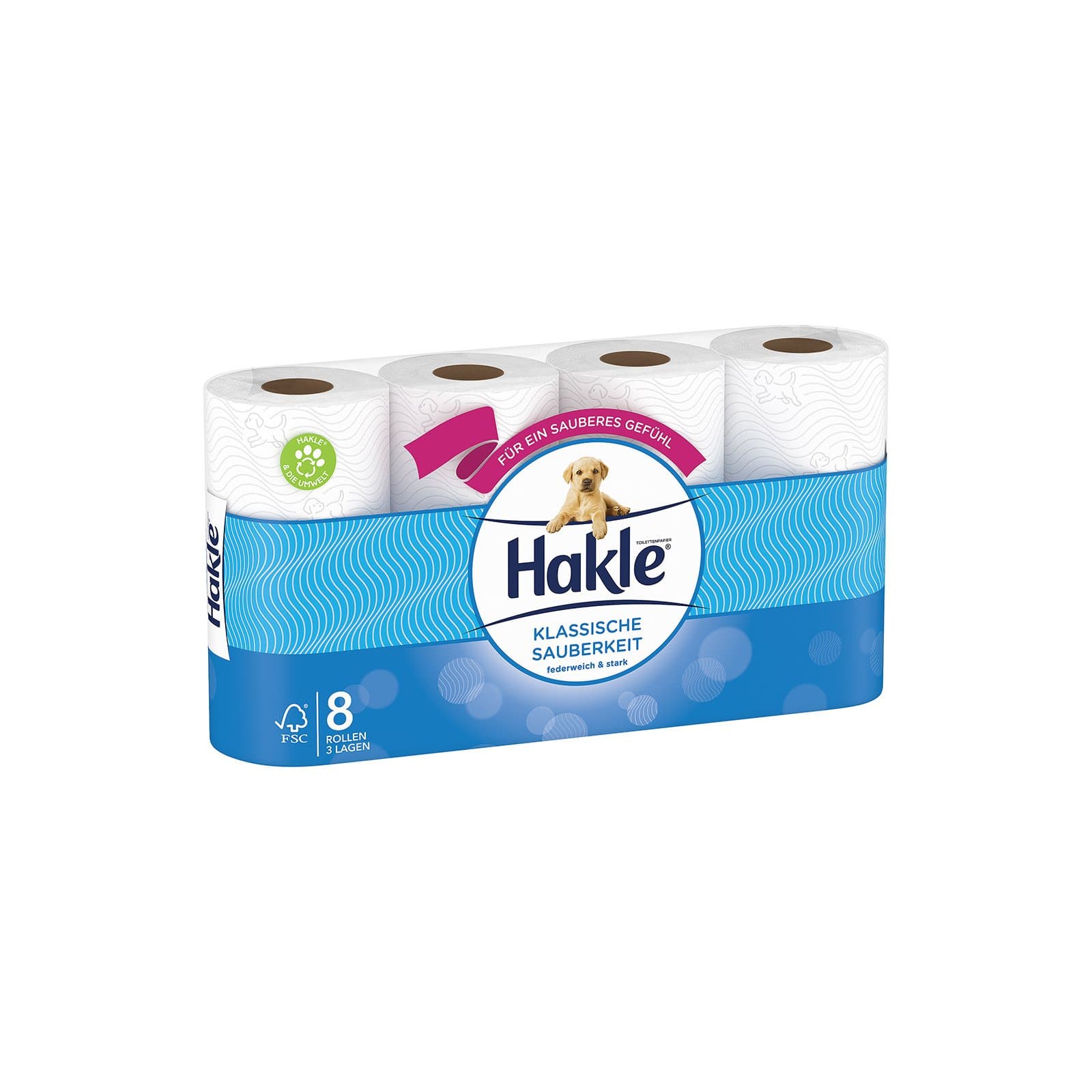 Hakle Toilettenpapier Klassische Sauberkeit 3 Lagig
