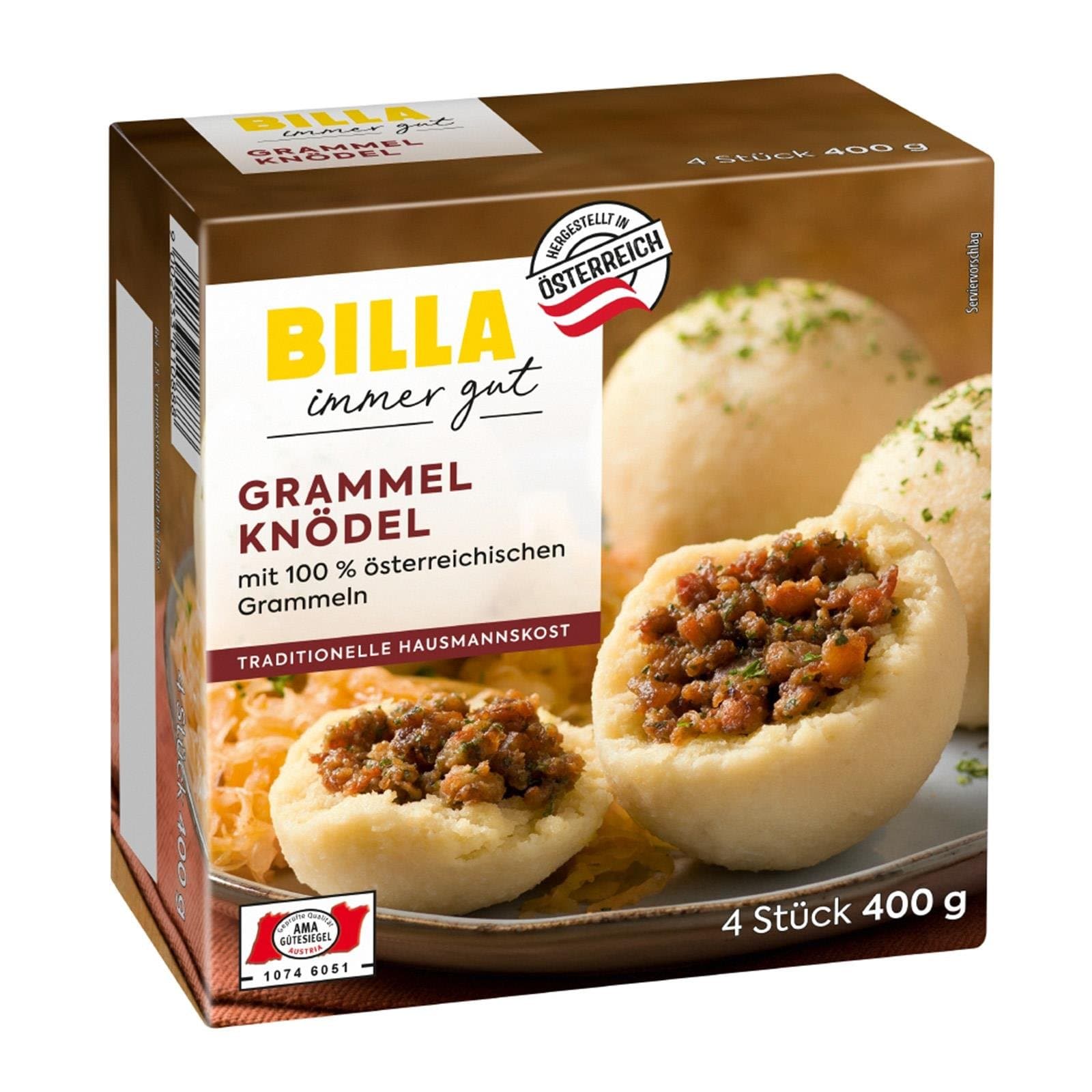 BILLA Grammelknoedel