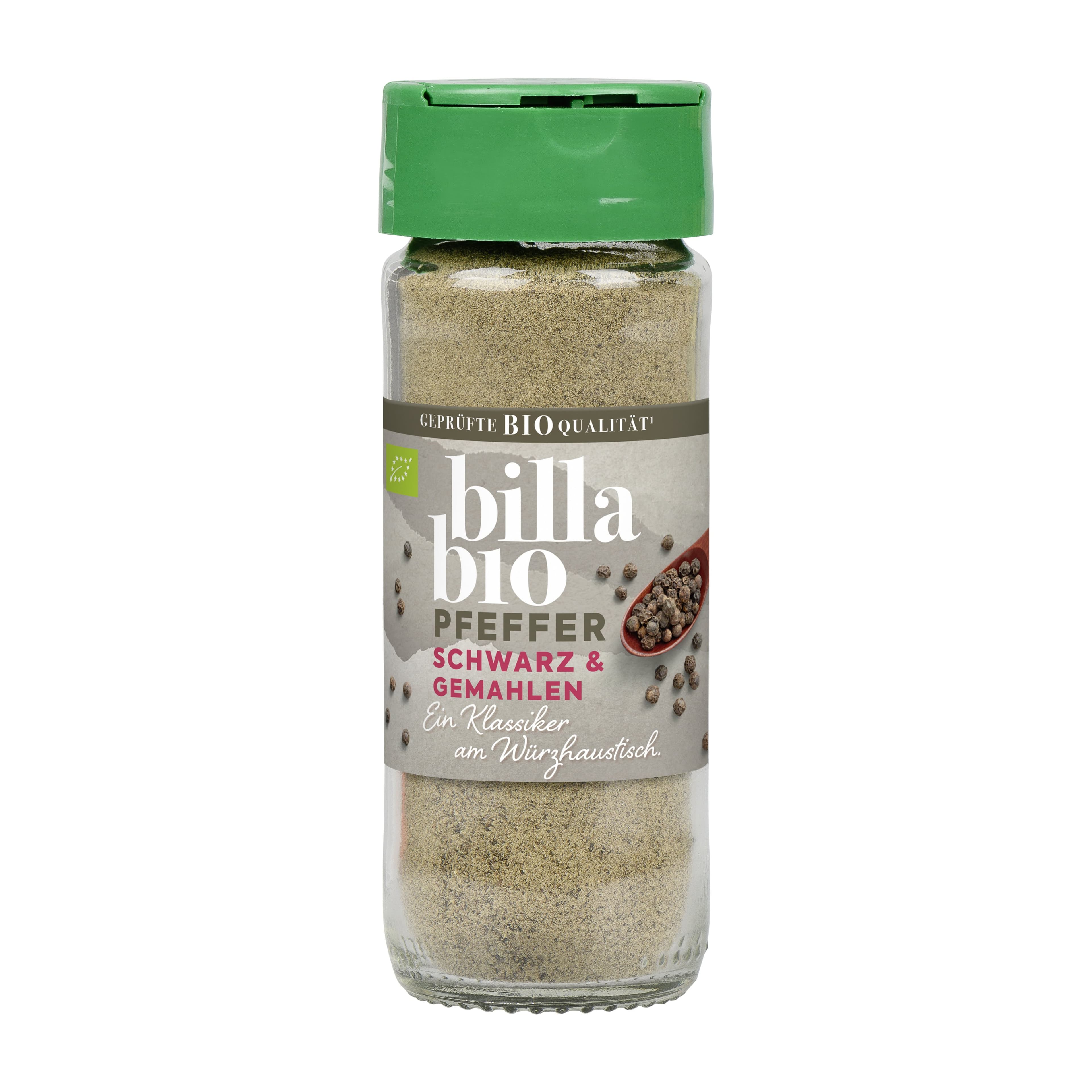BILLA Pfeffer Schwarz Gemahlen Bio