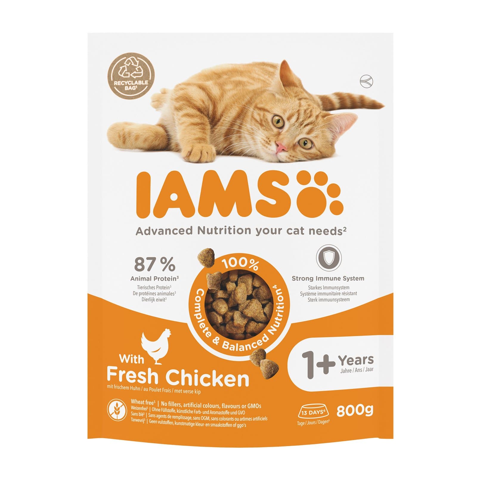IAMS Katzenfuttertrocken Huhn