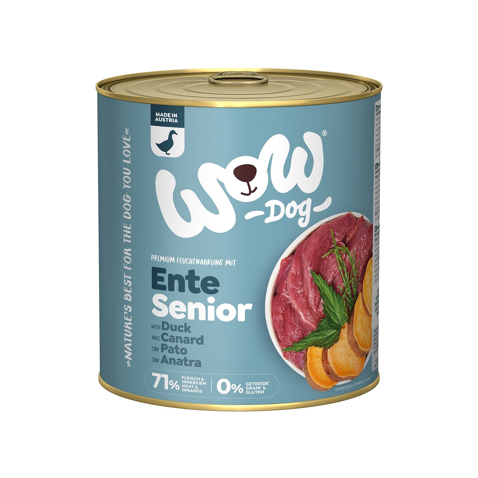 WOW Hundefutternass Ente Senior