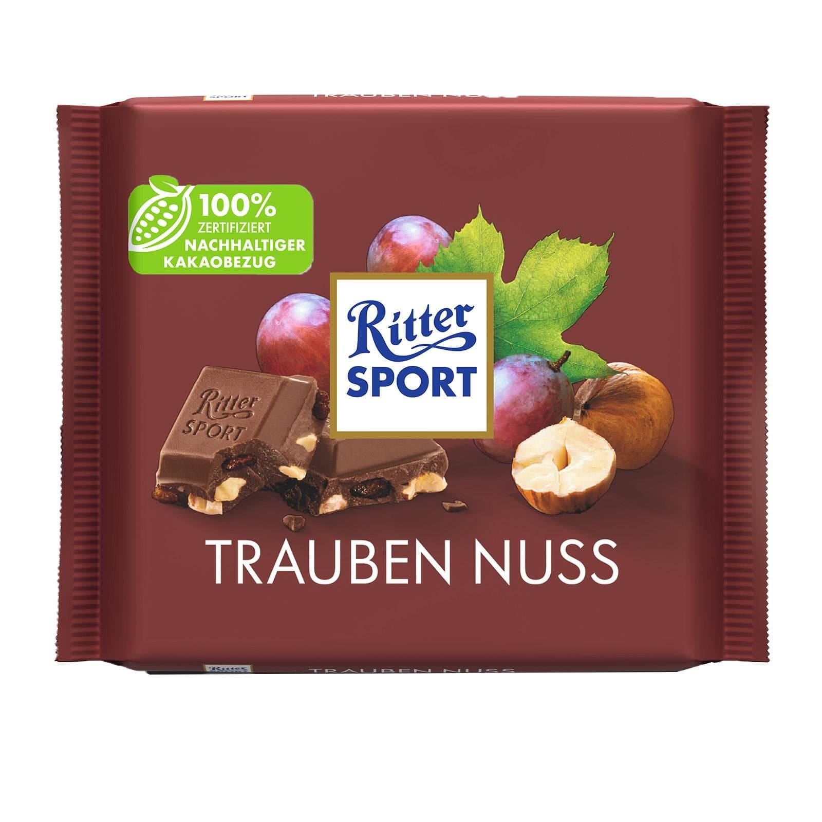 Ritter Sport Tafelschokolade Traube Nuss