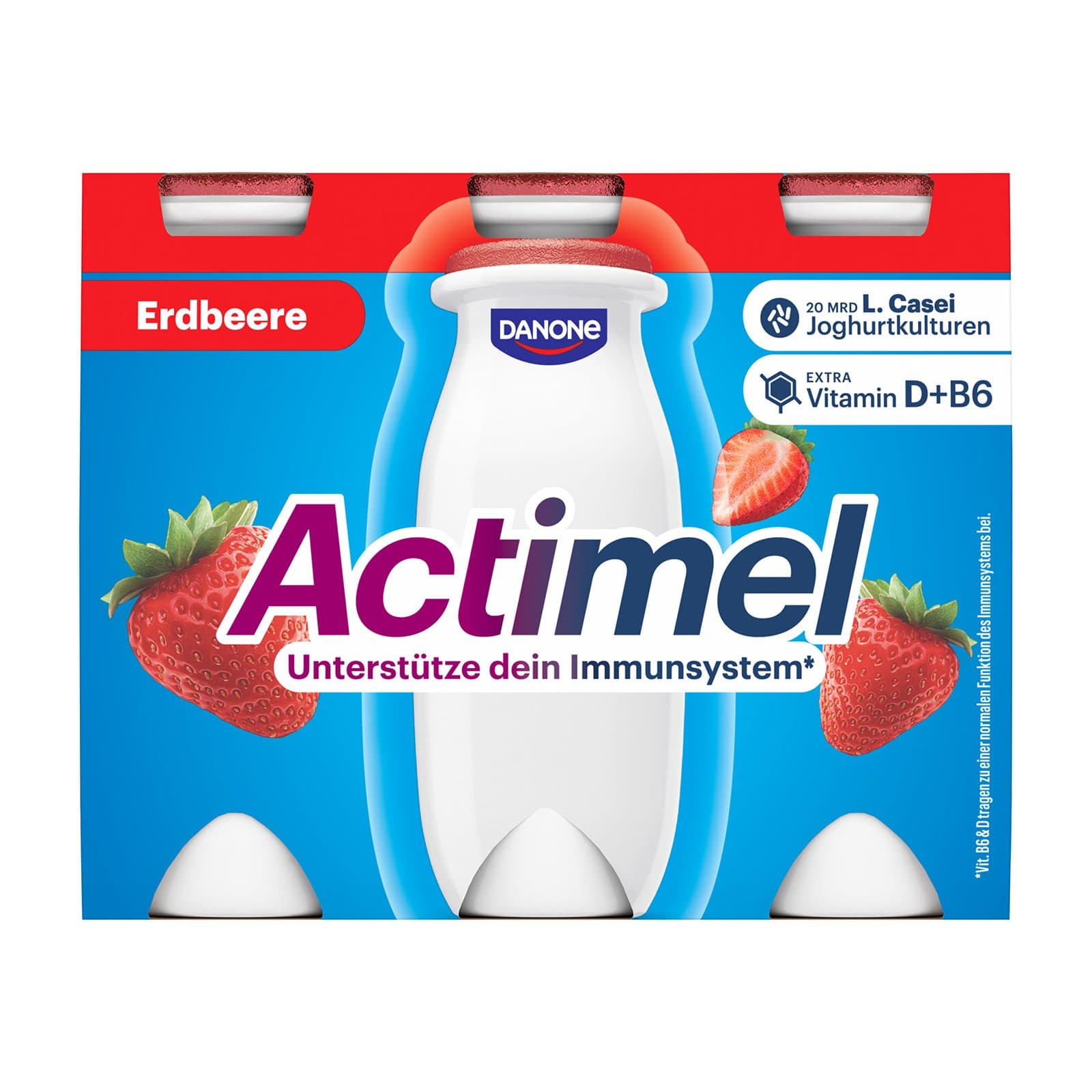 Danone Actimel Erdbeer