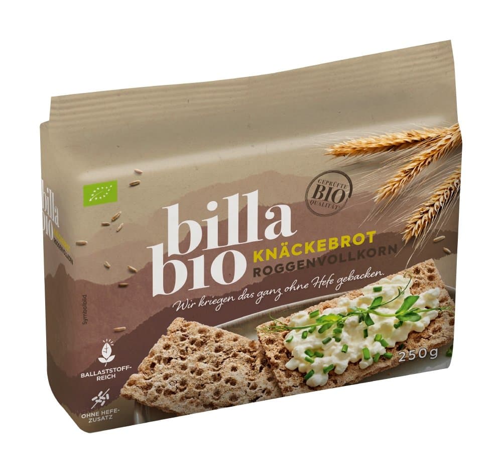 BILLA Knaeckebrot Roggenvollkorn Bio