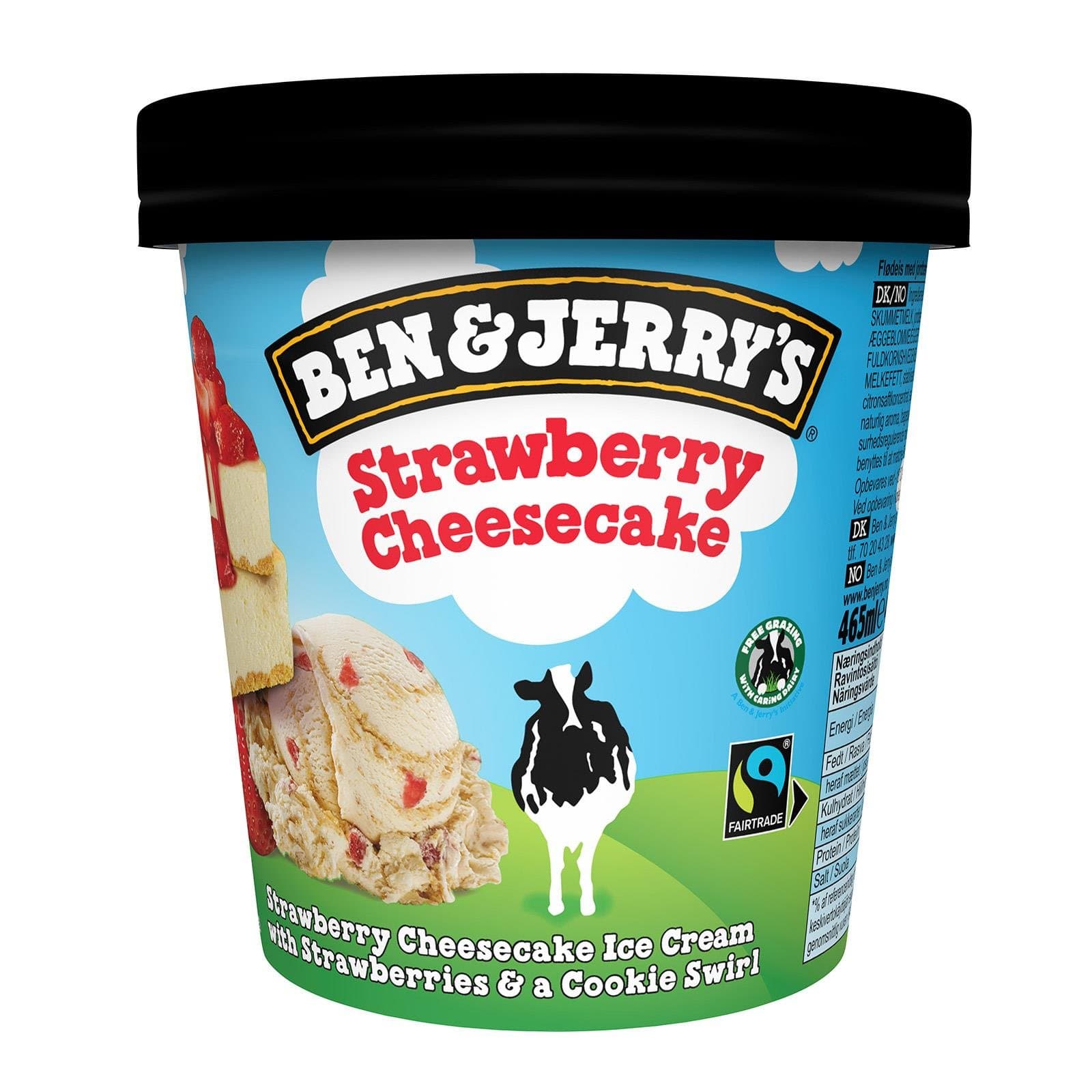 Ben & Jerry's Eiscreme Strawberry Cheesecake