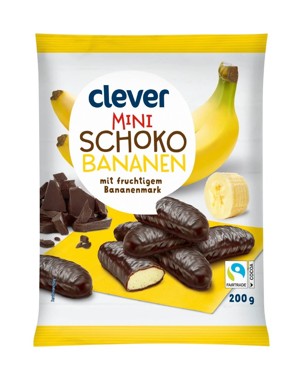 Clever Schokobananen Mini
