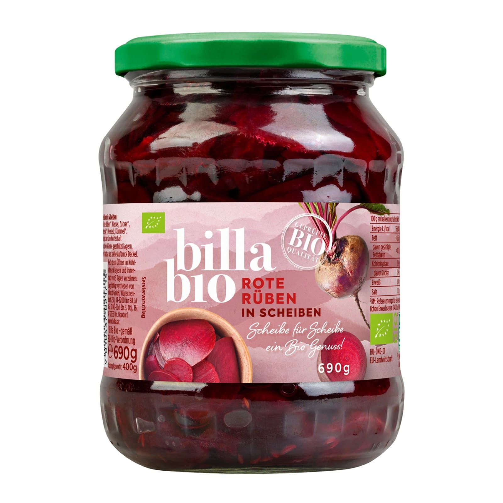 BILLA Rote Rueben Scheiben Bio