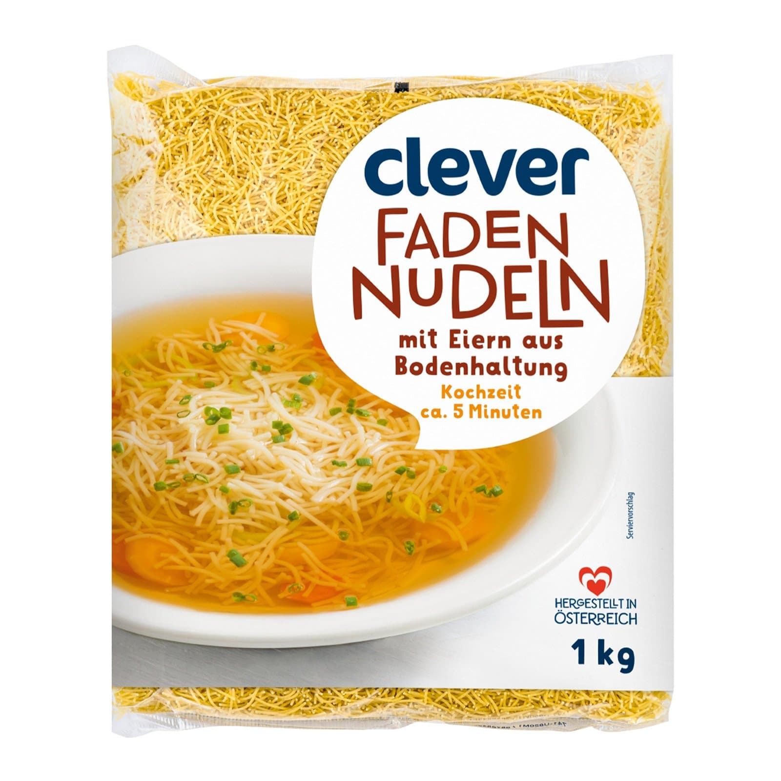 Clever Fadennudeln