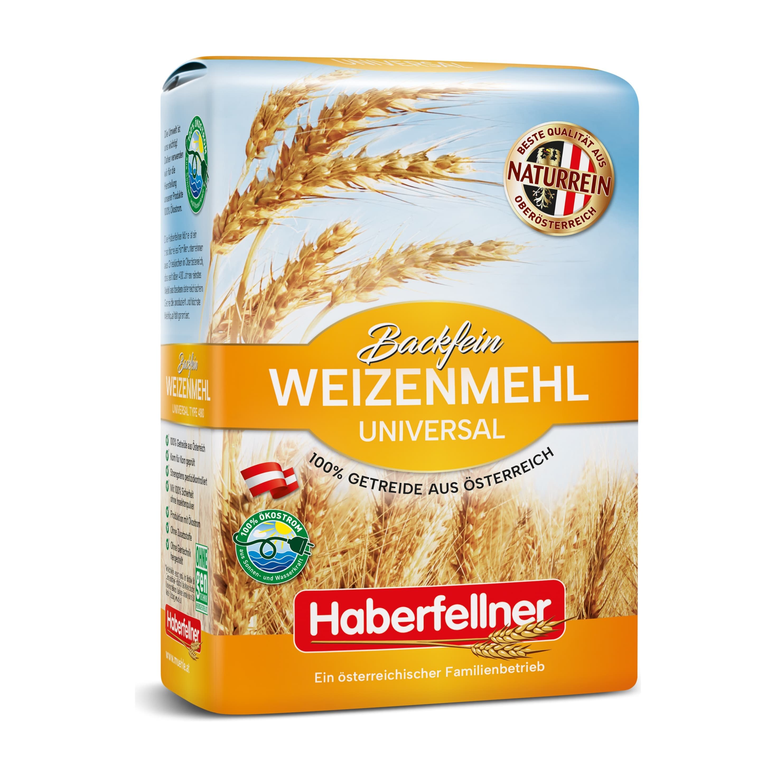 Haberfellner Backfein Weizenmehl Universal