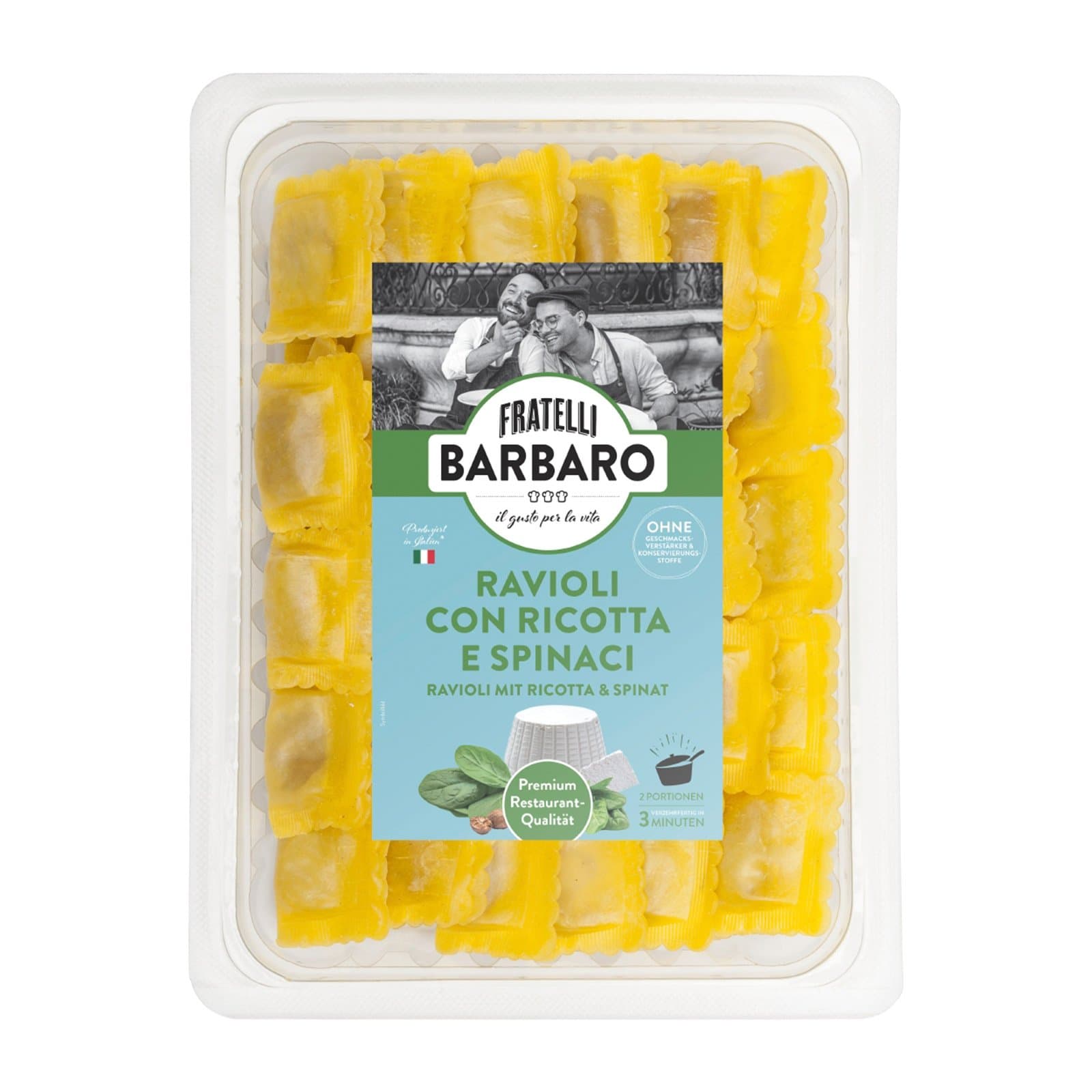Fratelli Barbaro Ravioli Ricotta Spinat