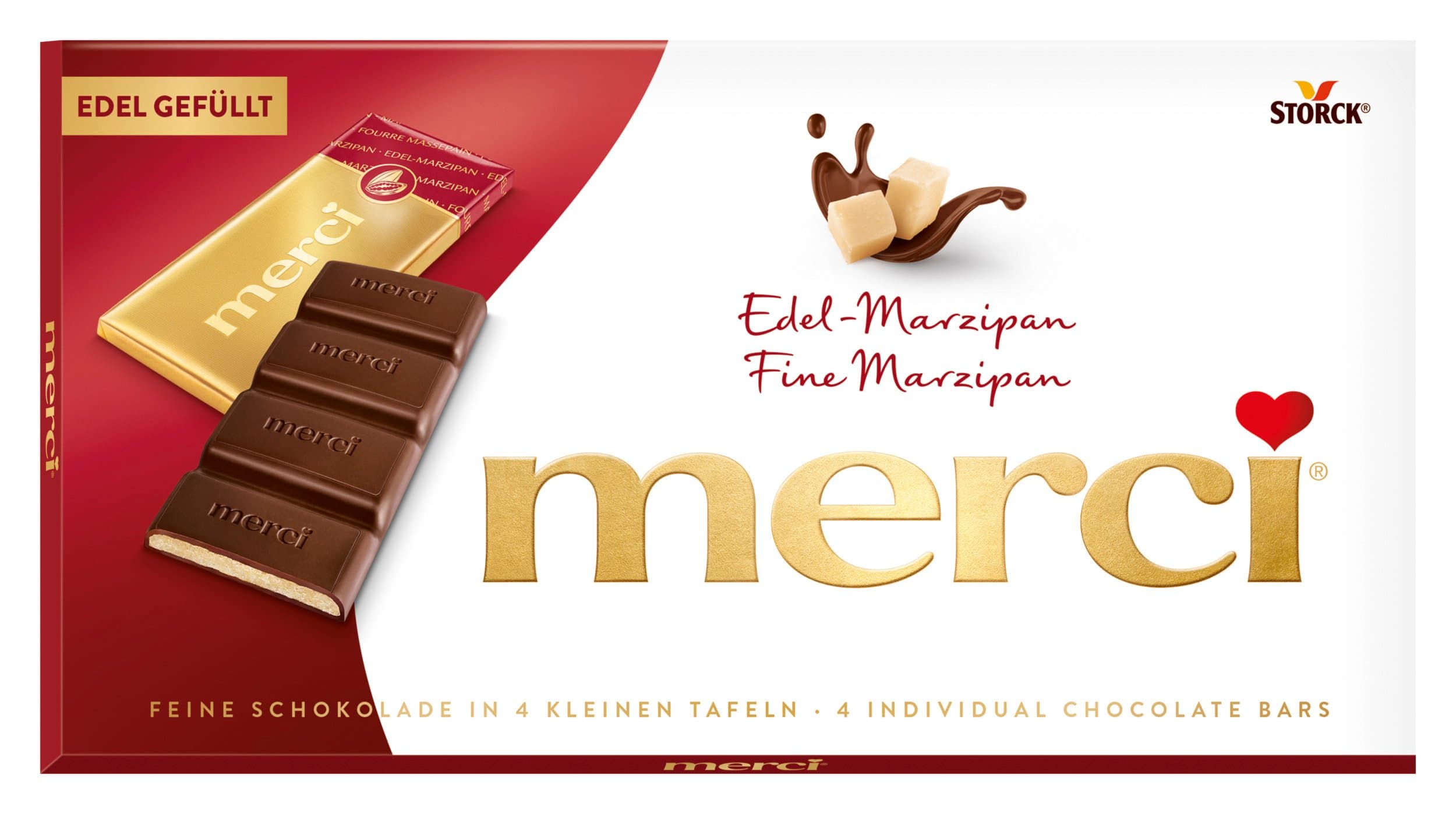 merci Tafelschokolade Edel Marzipan