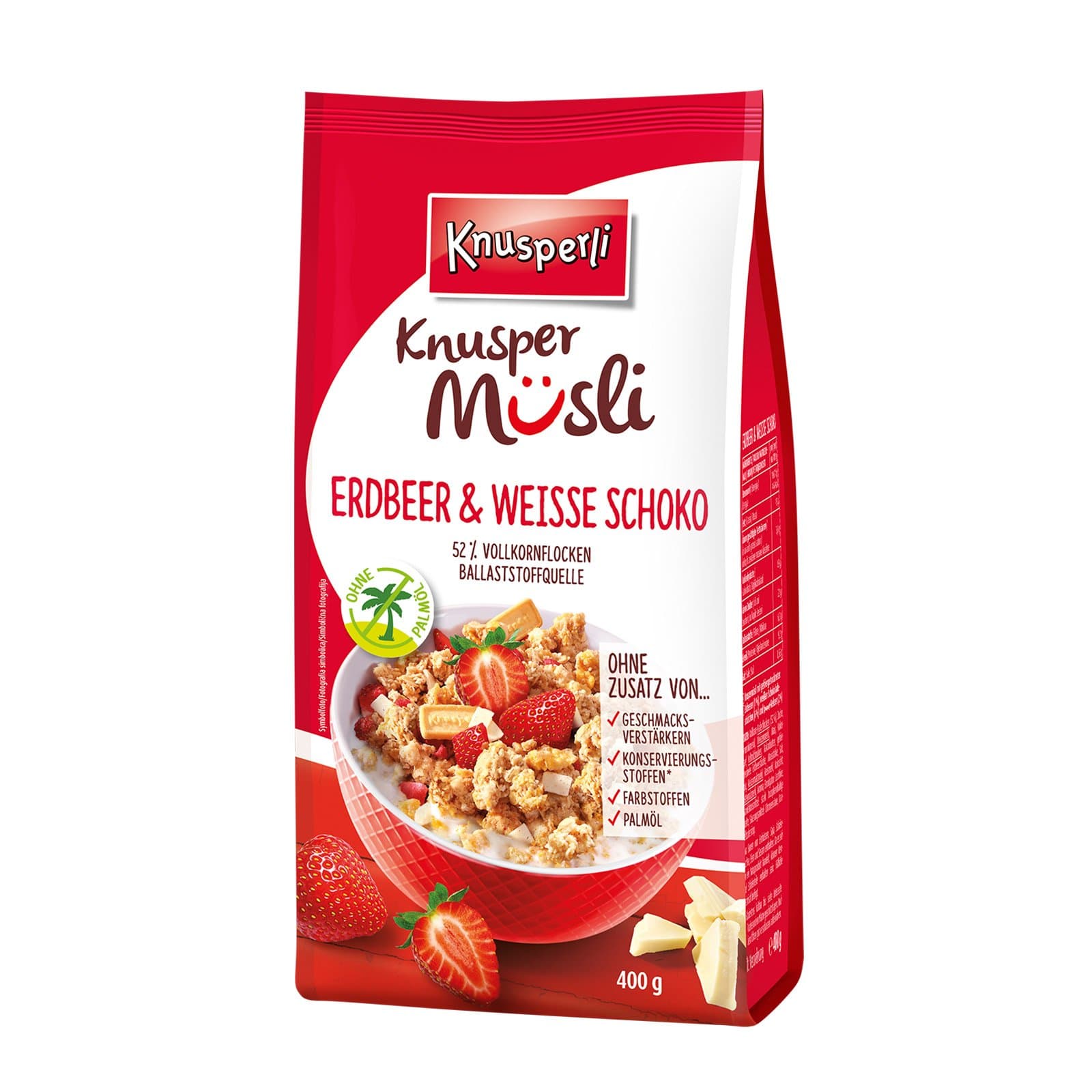 Muesli Erdbeer Weisse Schoko