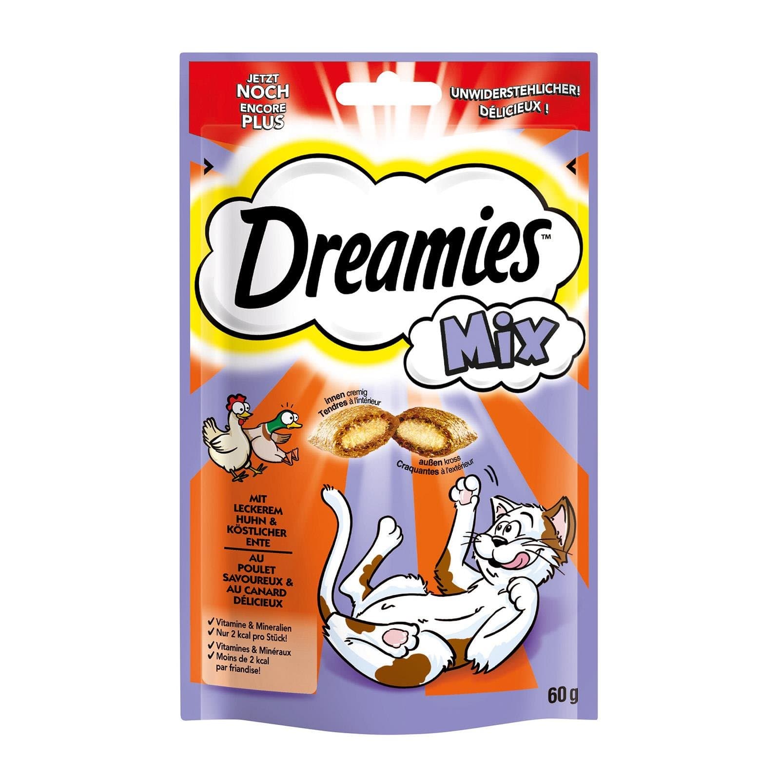 Dreamies Katzensnack Huhn Ente