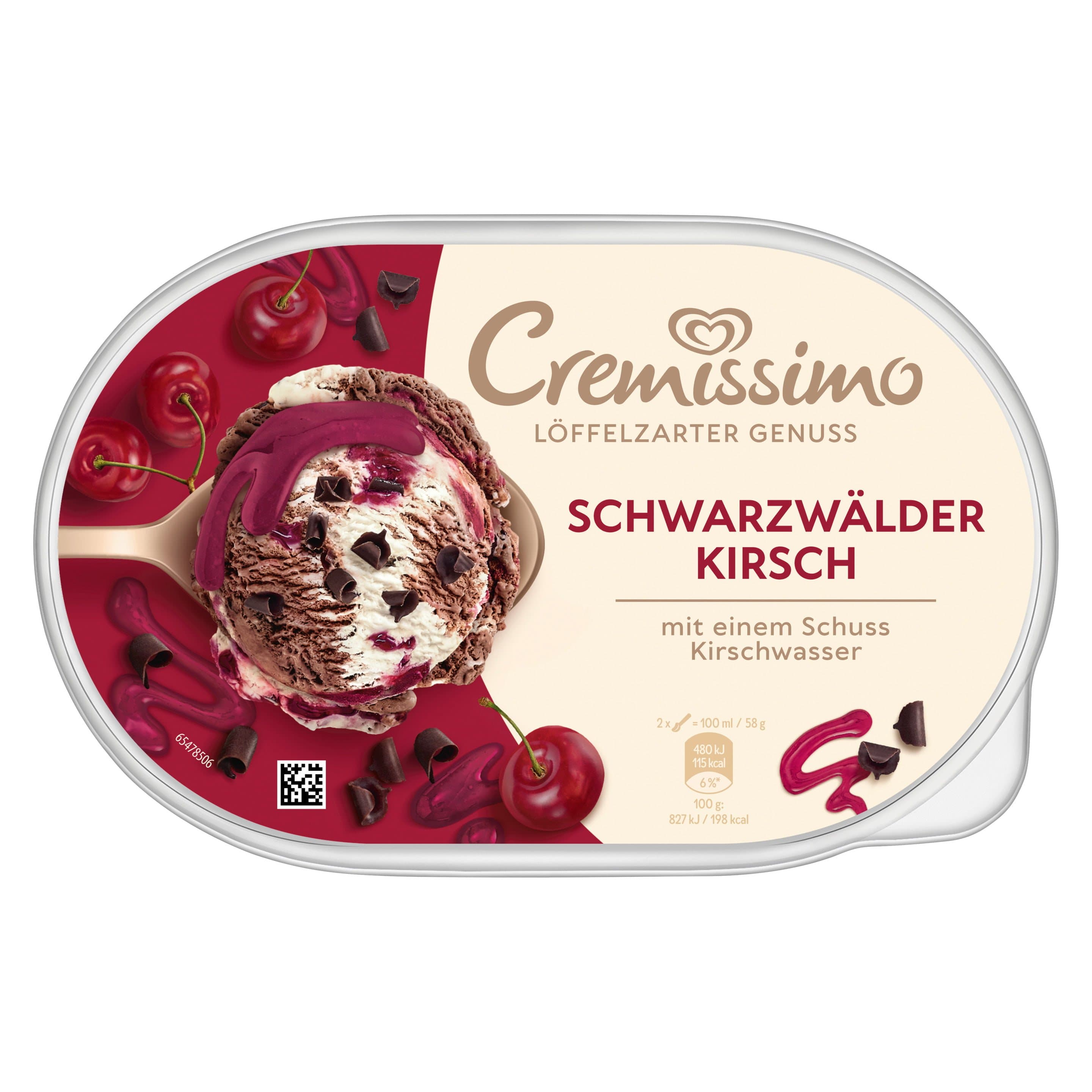 Eskimo Eiscreme Schwarzwaelder Kirsch