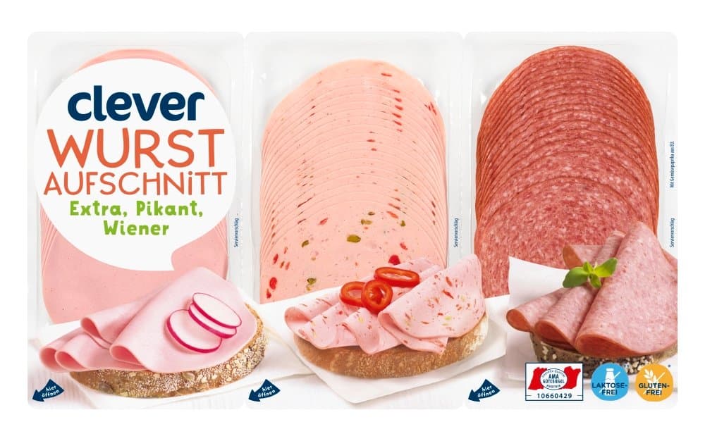 Clever Wurstaufschnitt