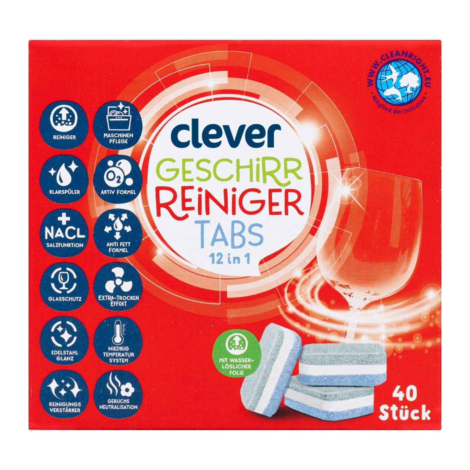 Clever Geschirrspueltab