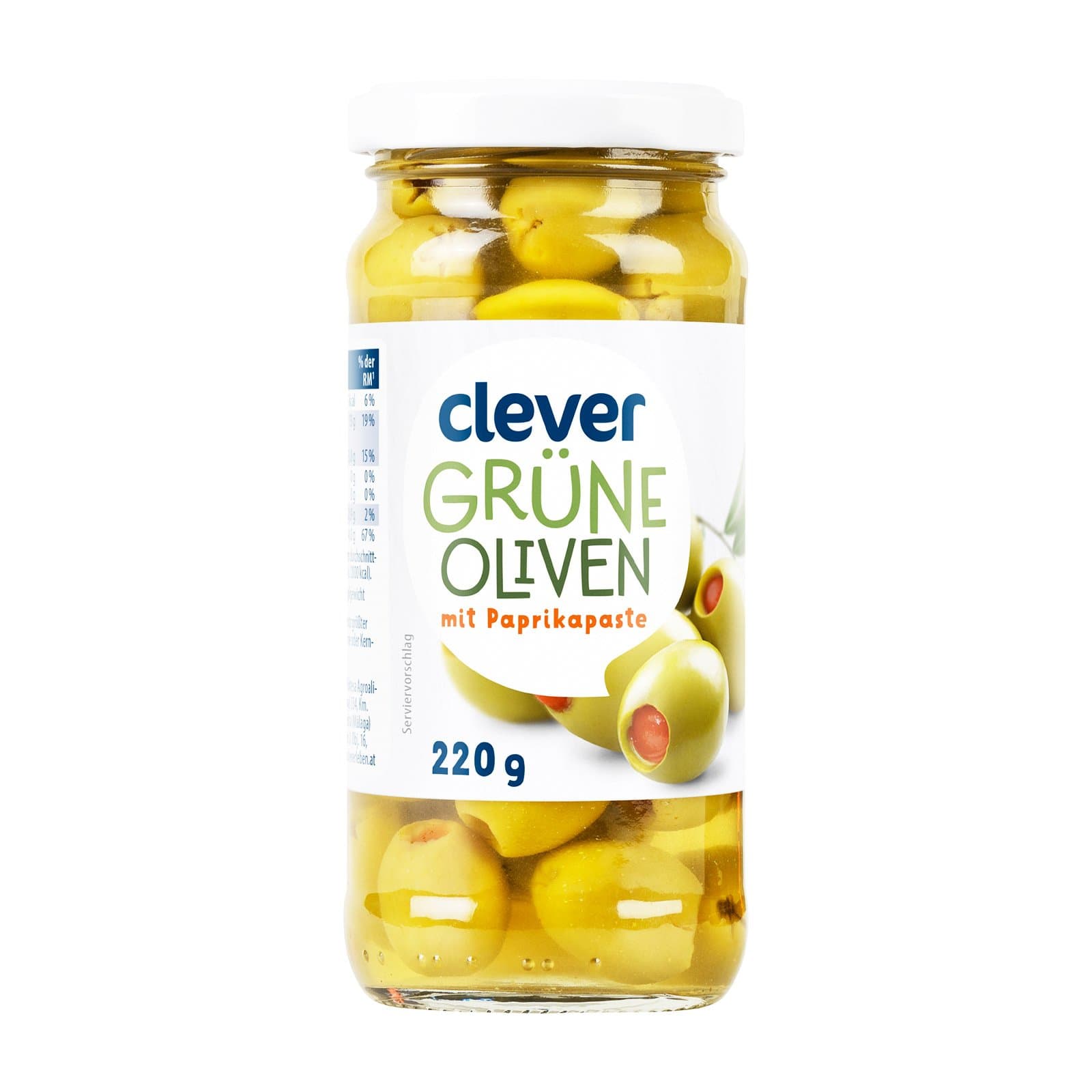 Clever Oliven Gruen Paprikapaste