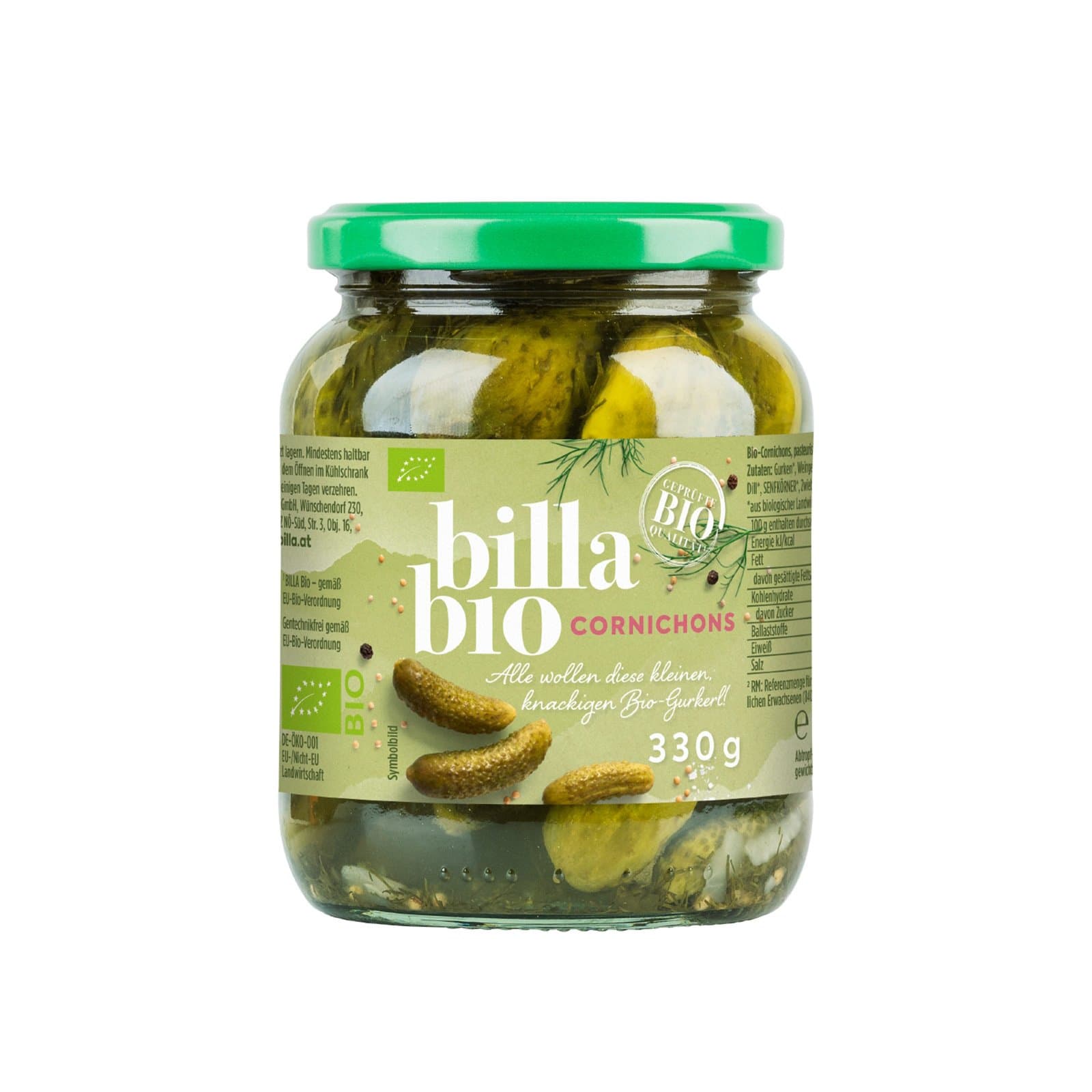 BILLA Cornichons Bio