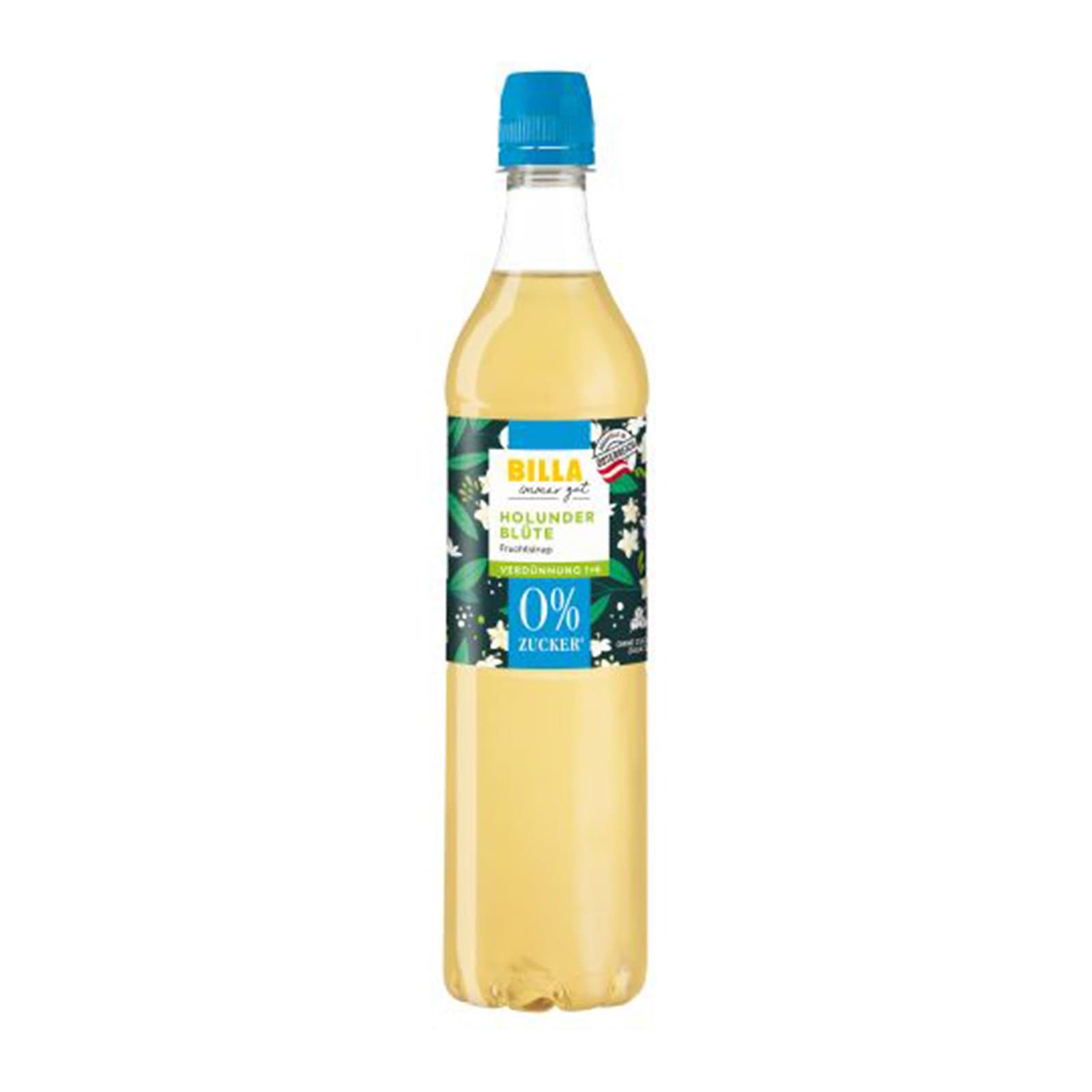 BILLA Sirup Holunderbluete Zuckerfrei