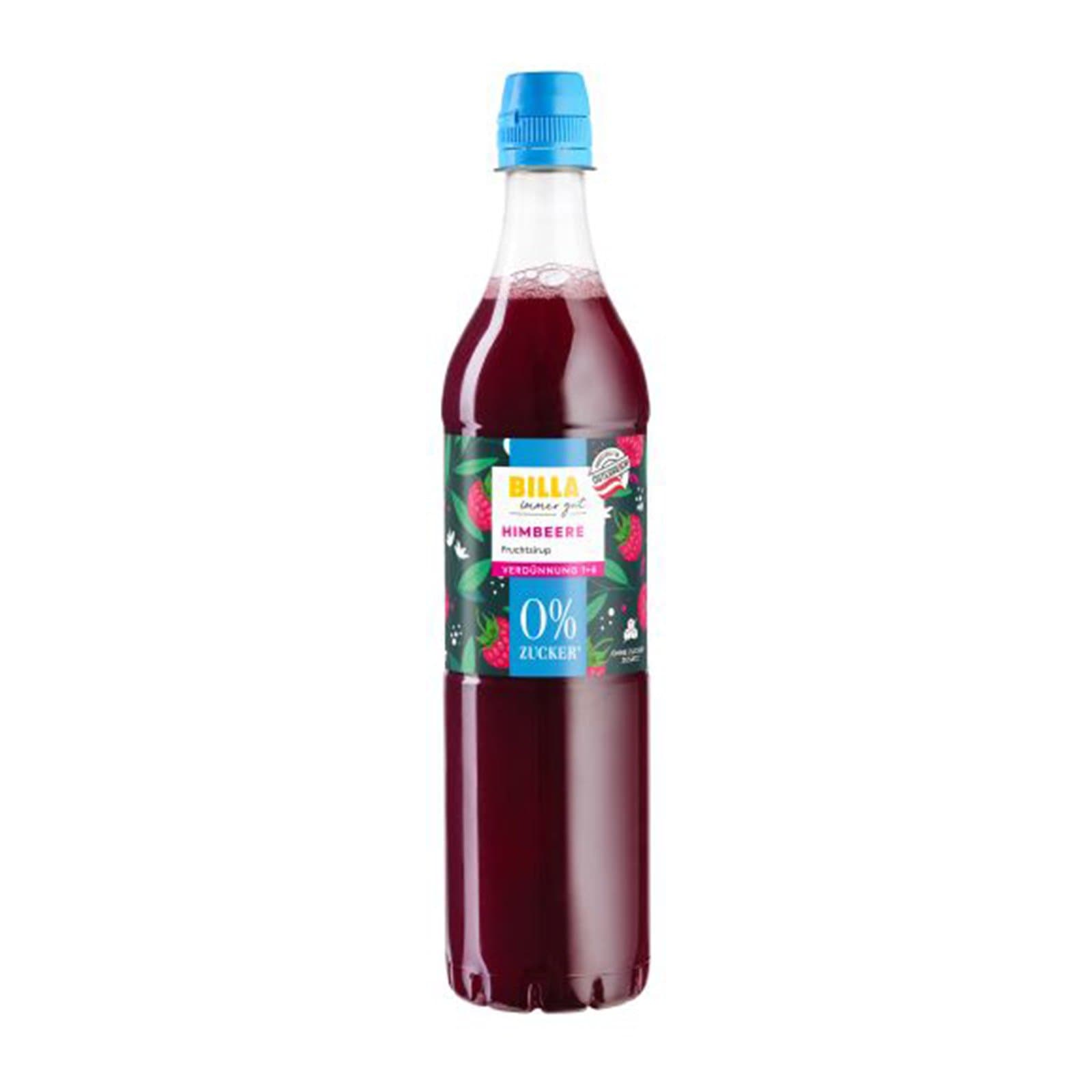 BILLA Sirup Himbeer Zuckerfrei