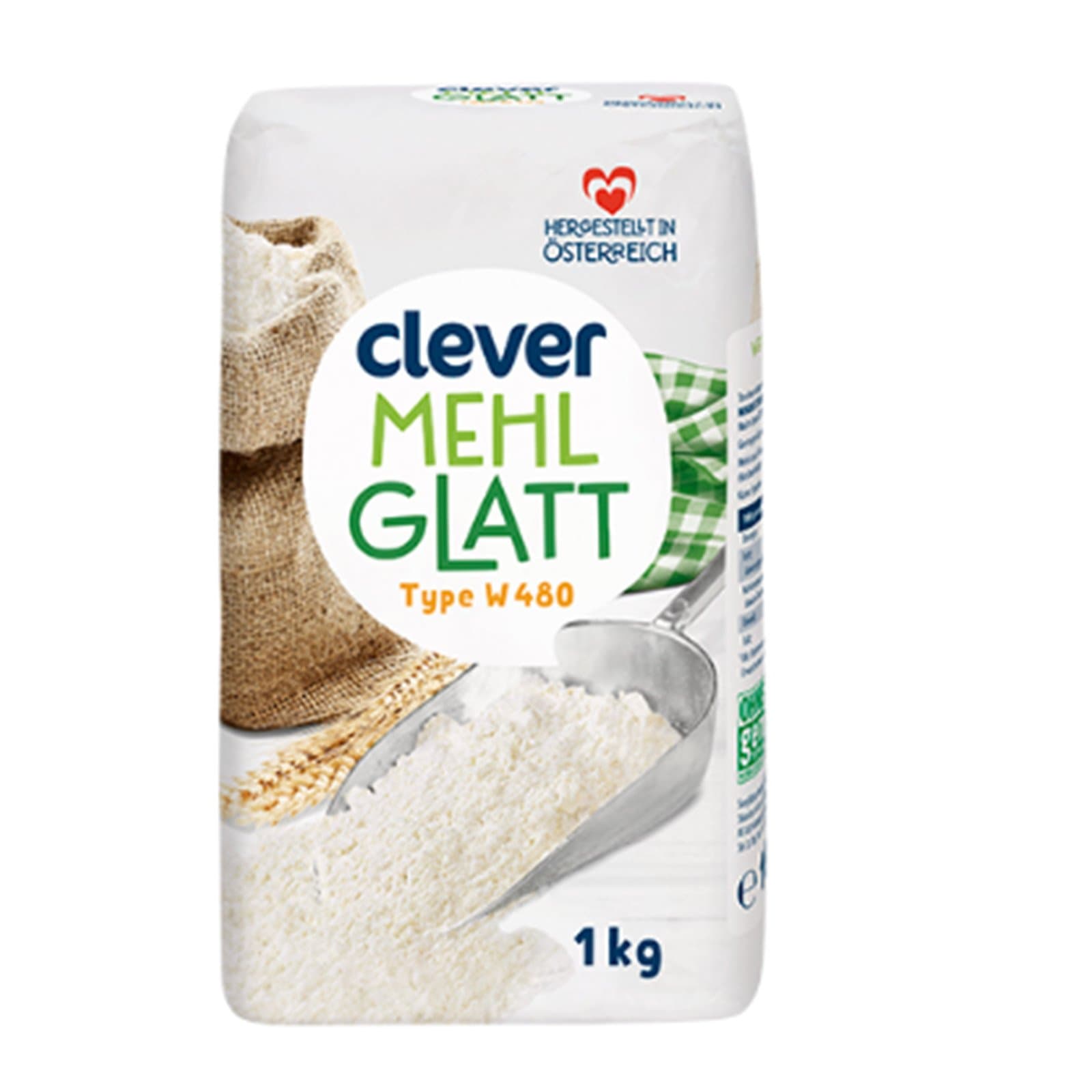 Clever Weizenmehl Glatt