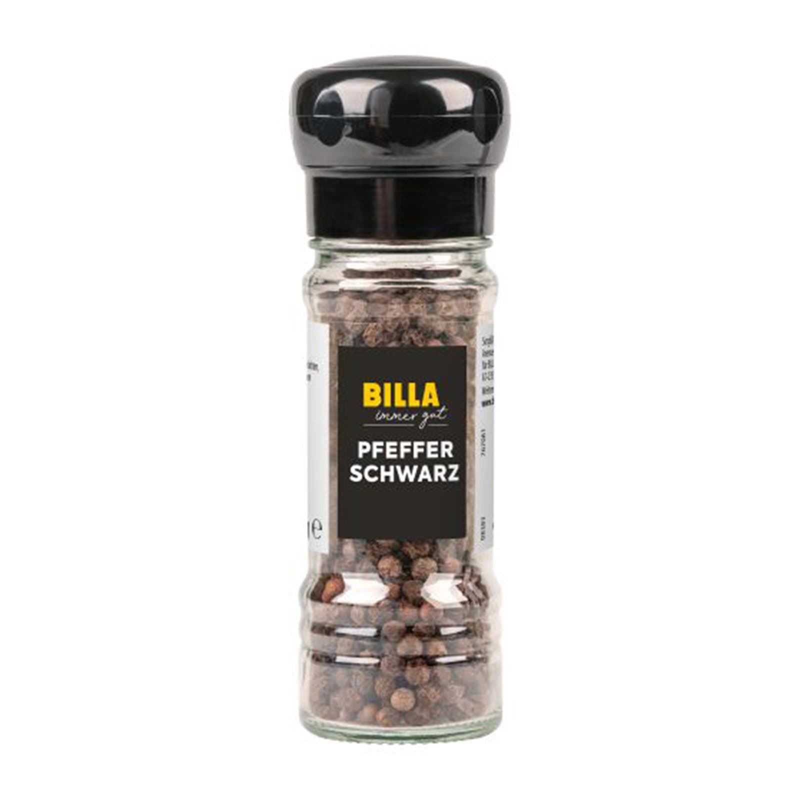 BILLA Pfeffer Schwarz Ganz