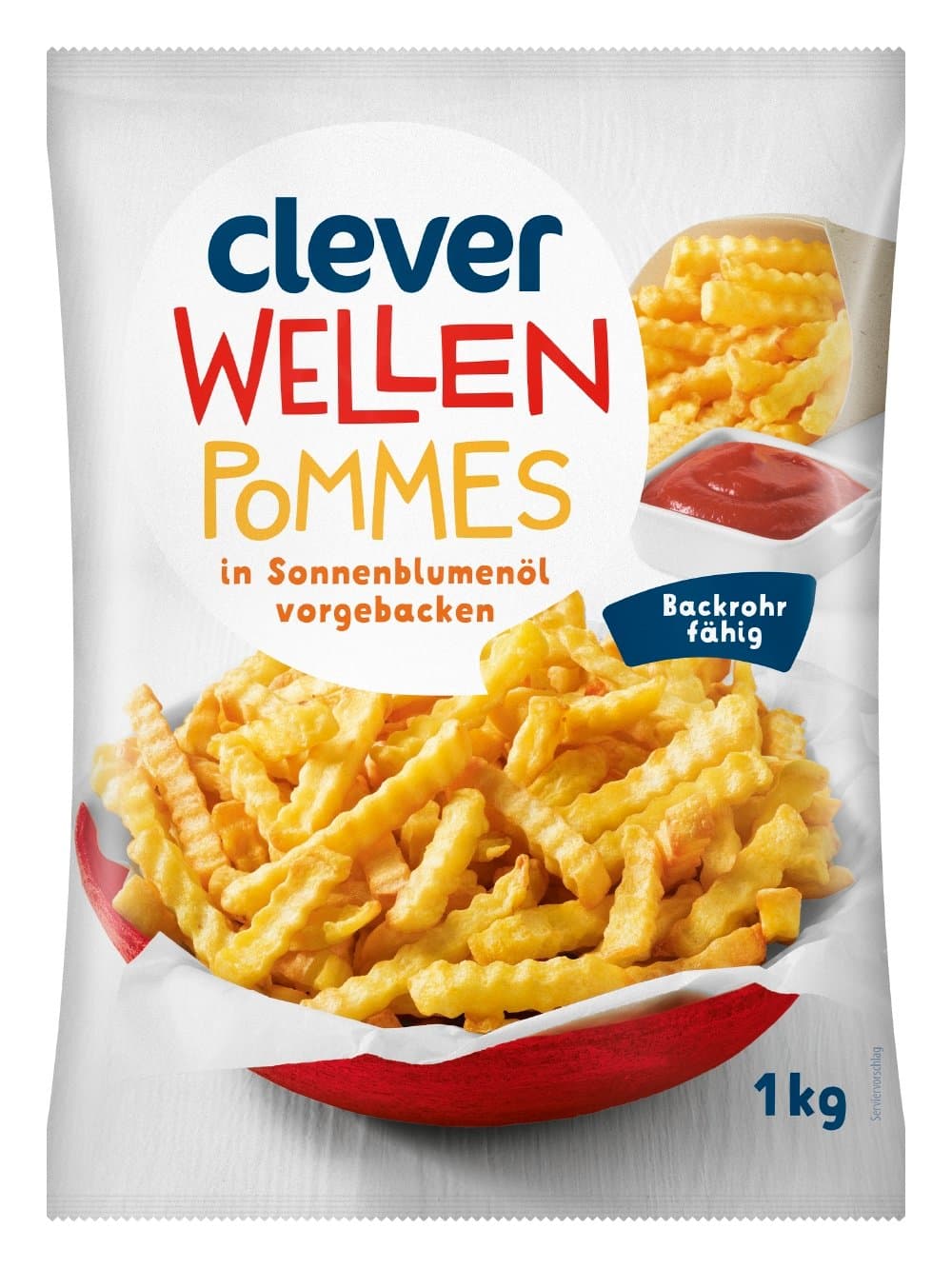Clever Pommes Welle