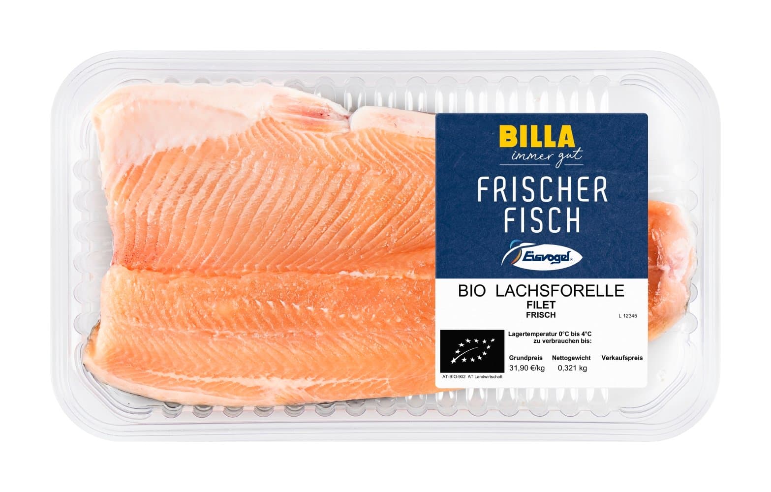 BILLA Lachsforellenfilet