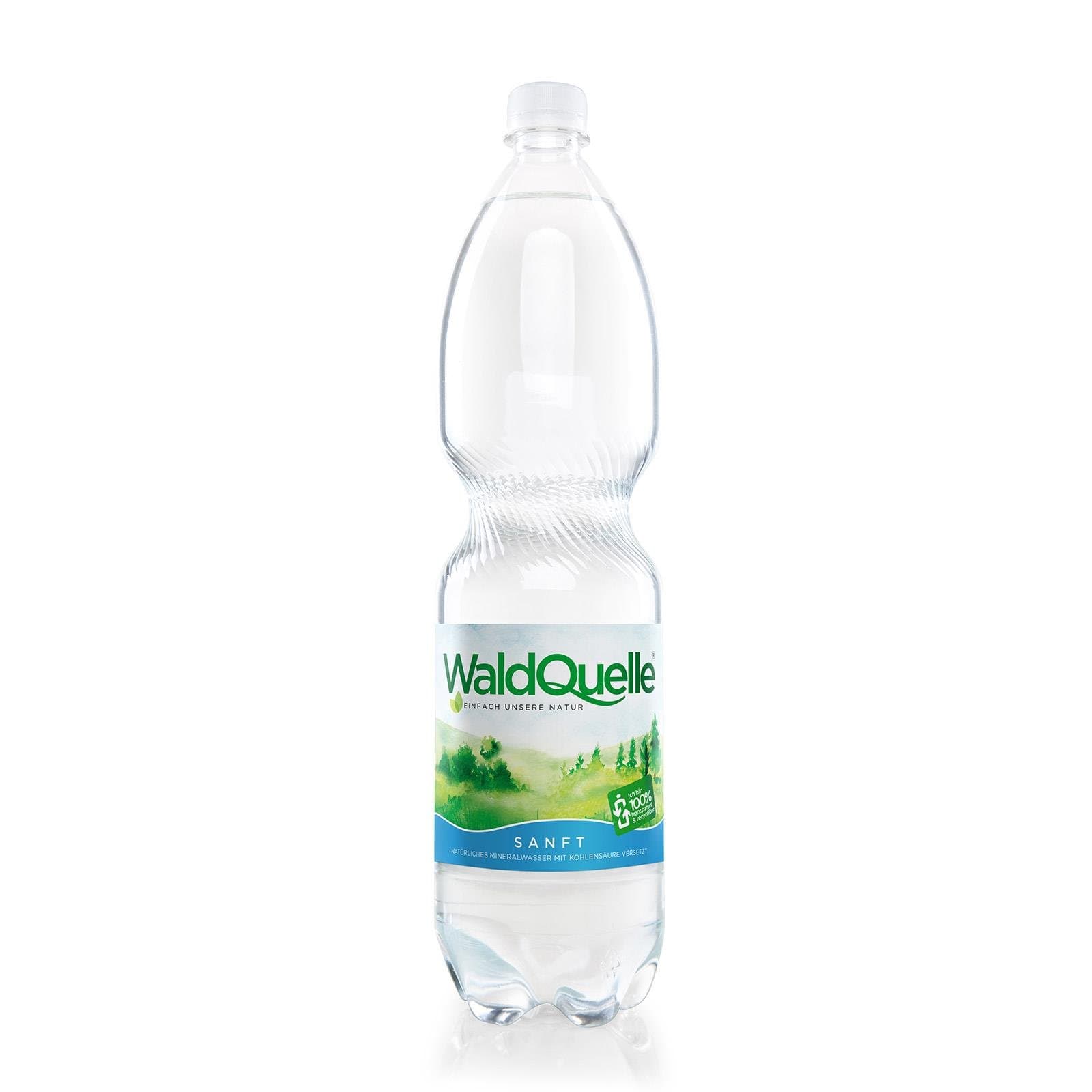 Waldquelle Mineralwasser Medium