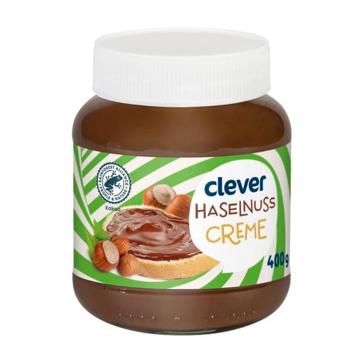 Clever Nuss Nougat Creme Haselnuss