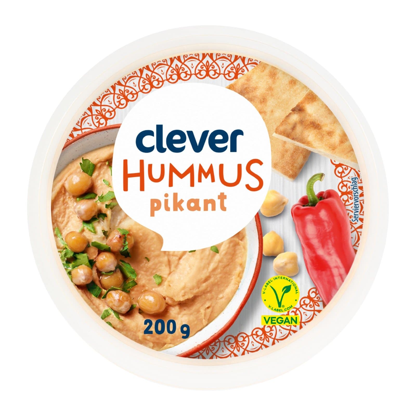 Clever Hummus Pikant
