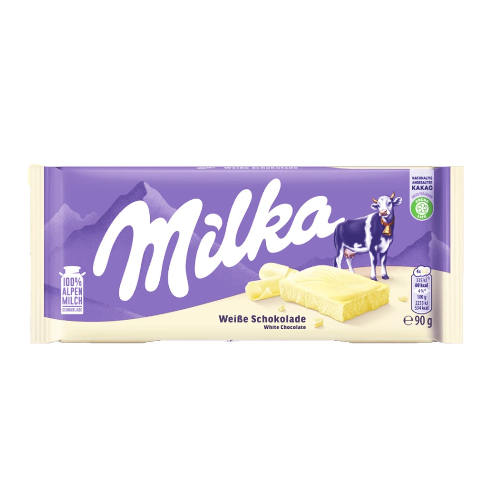 Milka Tafelschokolade Weiss