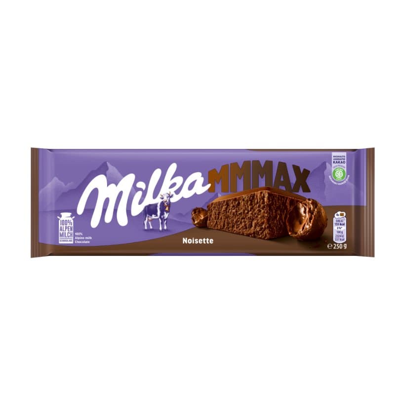 Milka Tafelschokolade Noisette Vollmilch