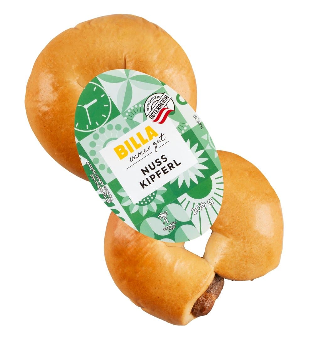 BILLA Nusskipferl