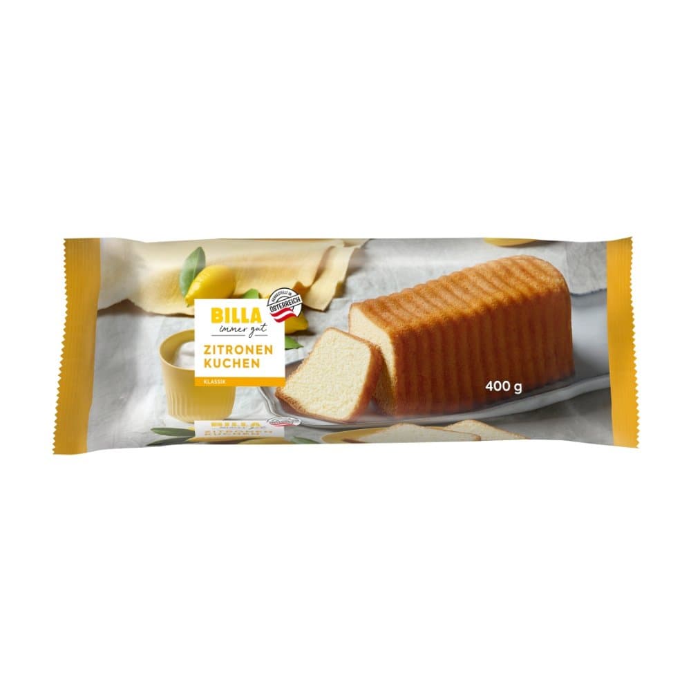 BILLA Kuchen Zitrone