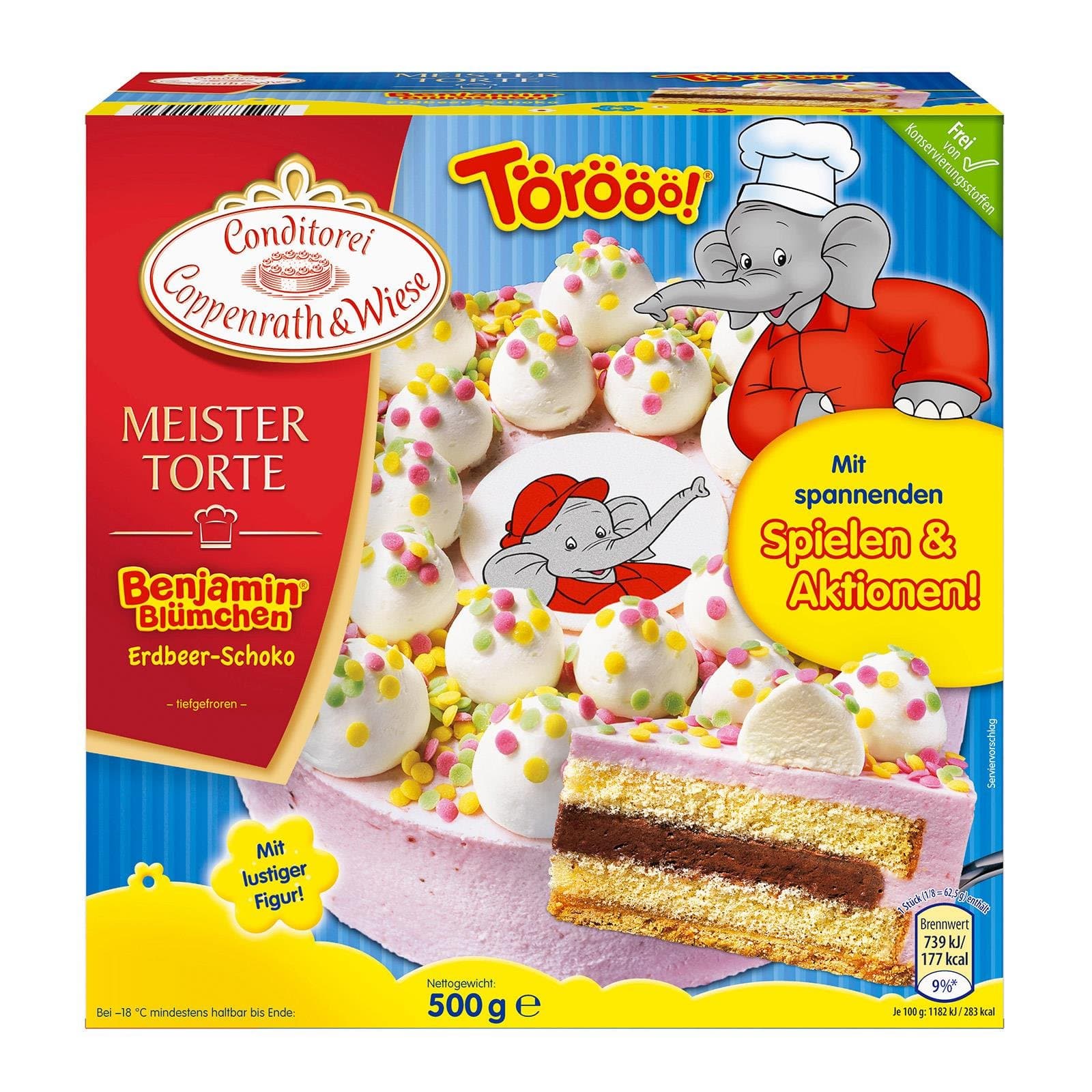 Coppenrath & Wiese Torte Benjamin Bluemchen Erdbeer Schoko