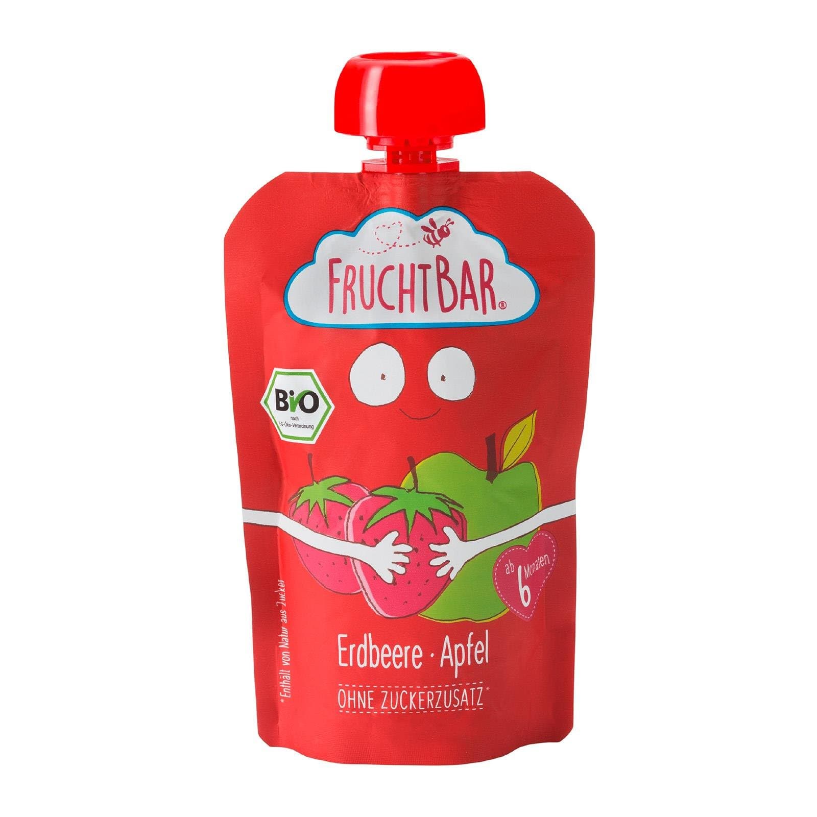 Fruchtbar Quetschie Erdbeer Apfel Bio