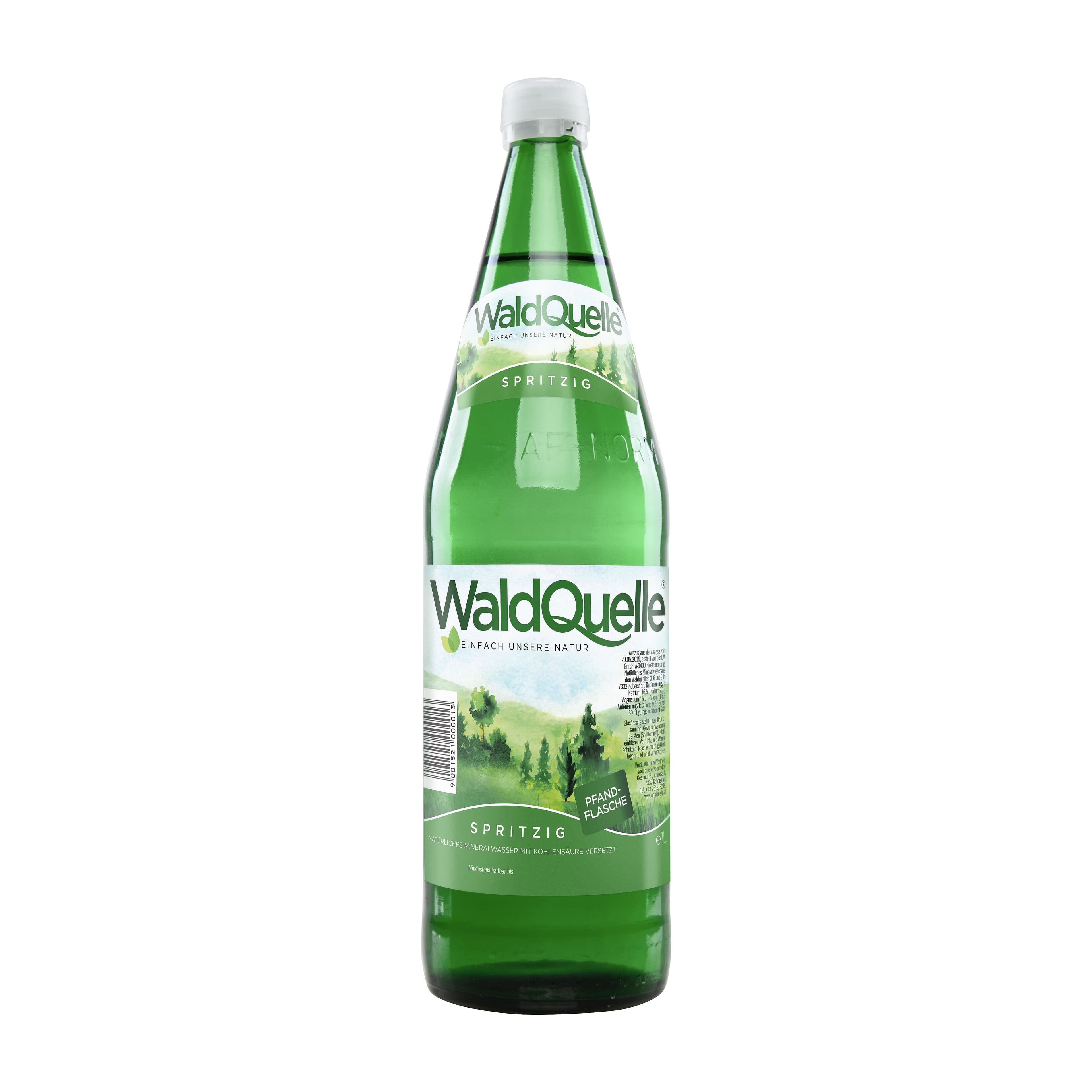 Waldquelle Mineralwasser Prickelnd