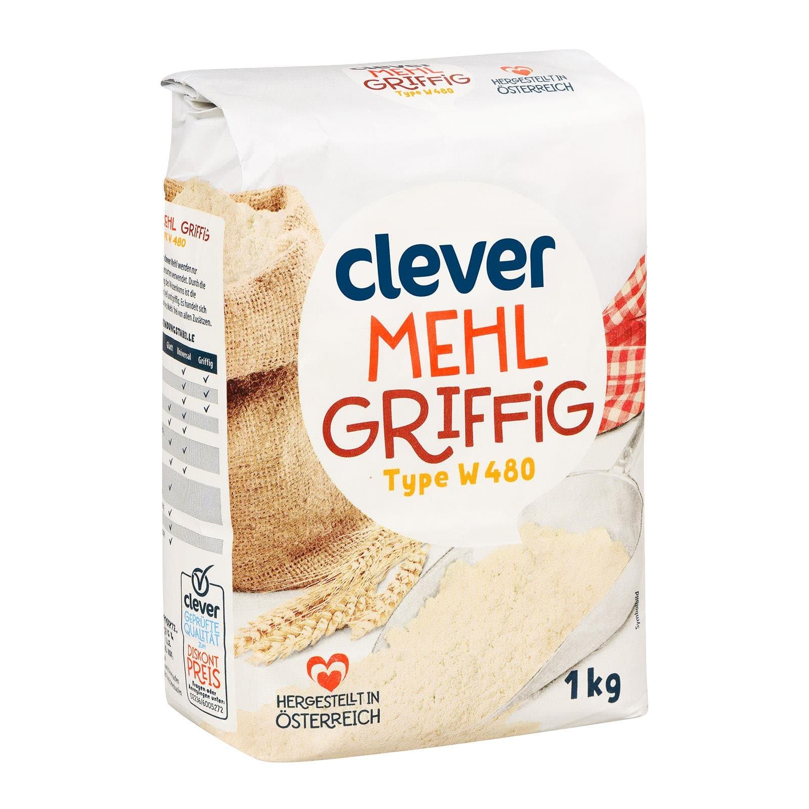 Clever Weizenmehl Griffig