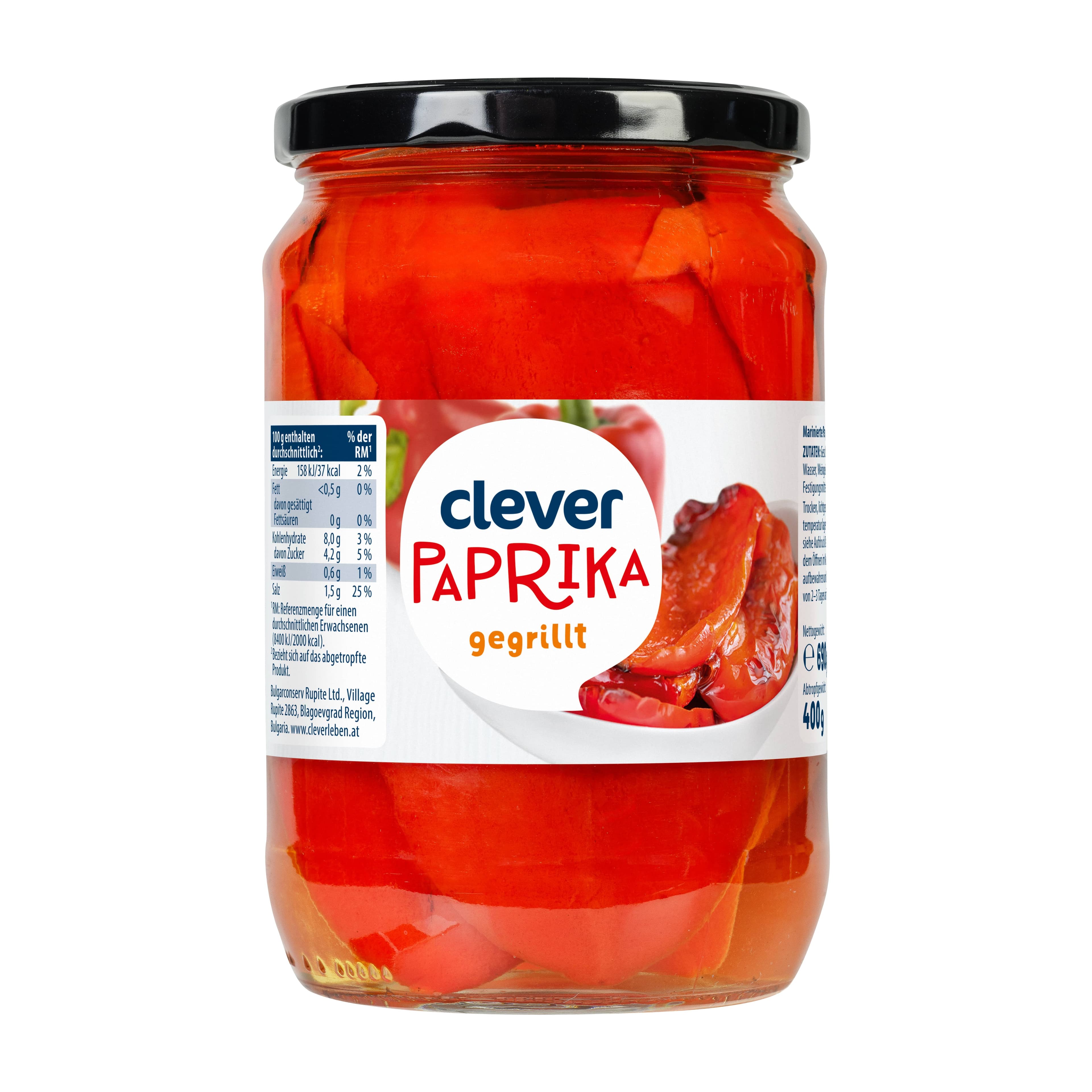 Clever Paprika Gegrillt