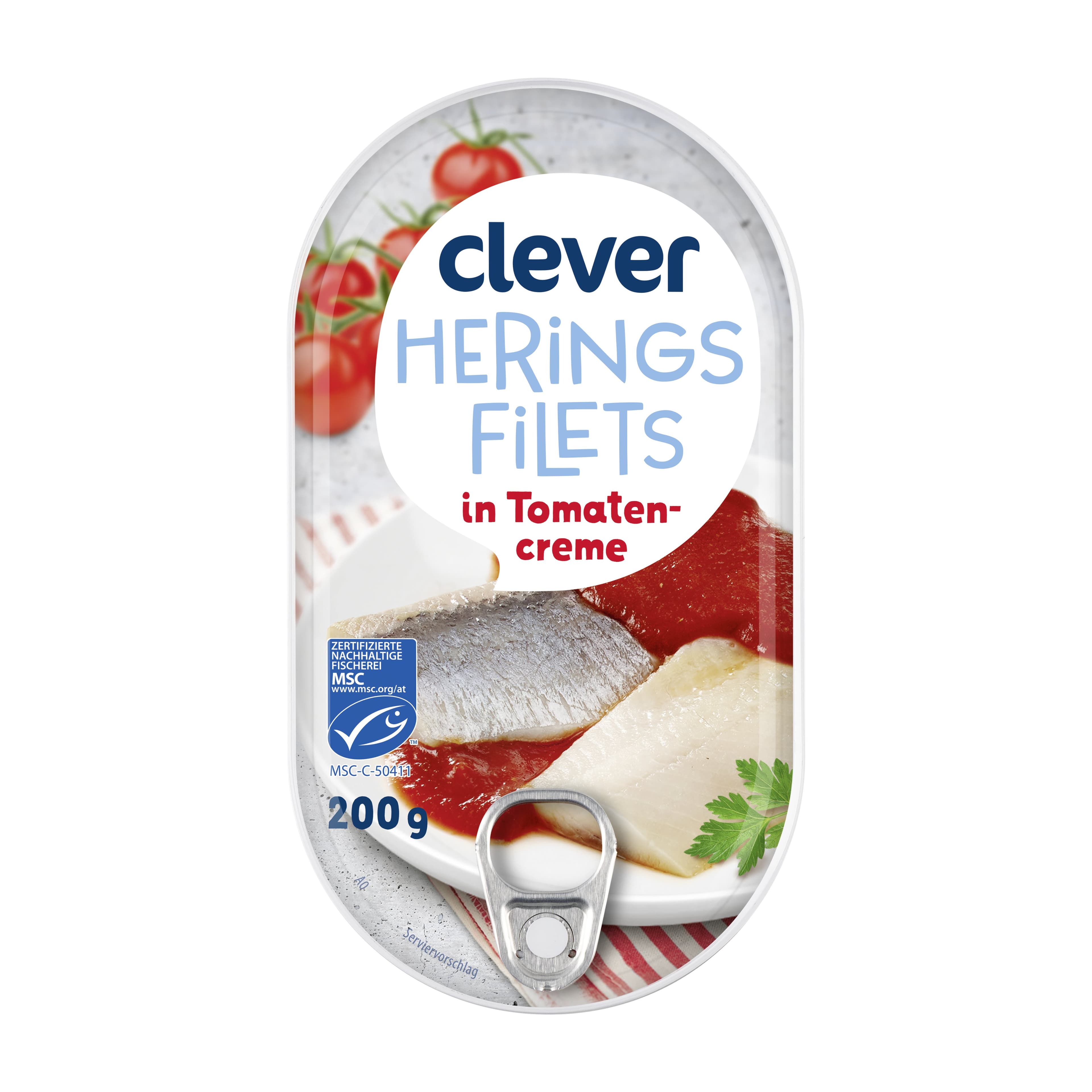 Clever Heringsfilet Tomaten Creme