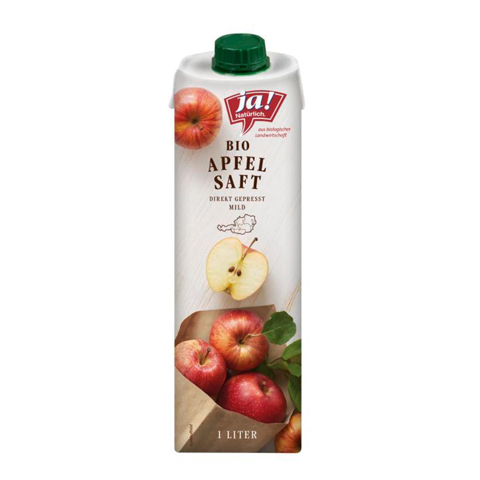 Ja! Natürlich Apfelsaft Direktsaft Bio