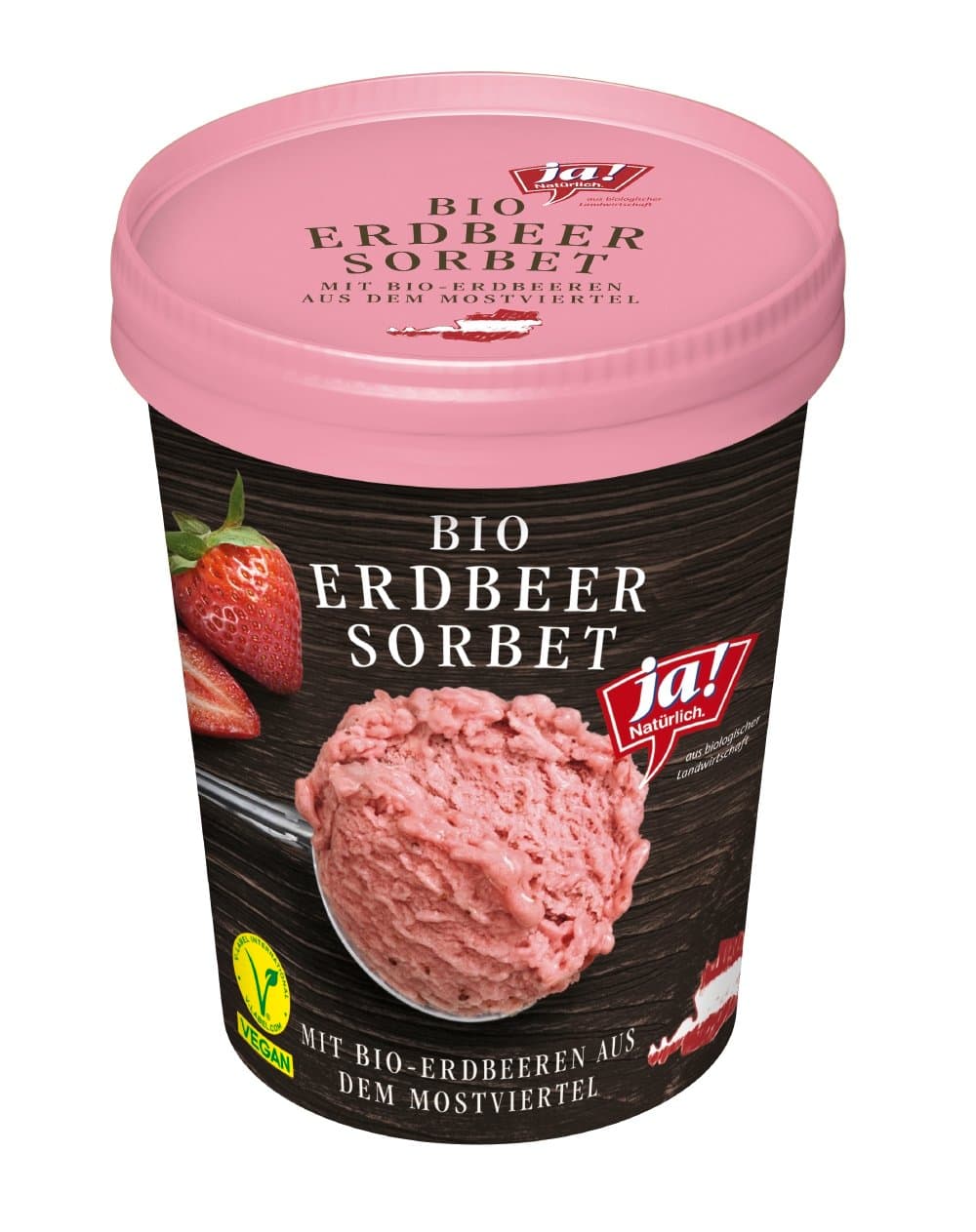 Ja! Natürlich Sorbet Erdbeer Bio